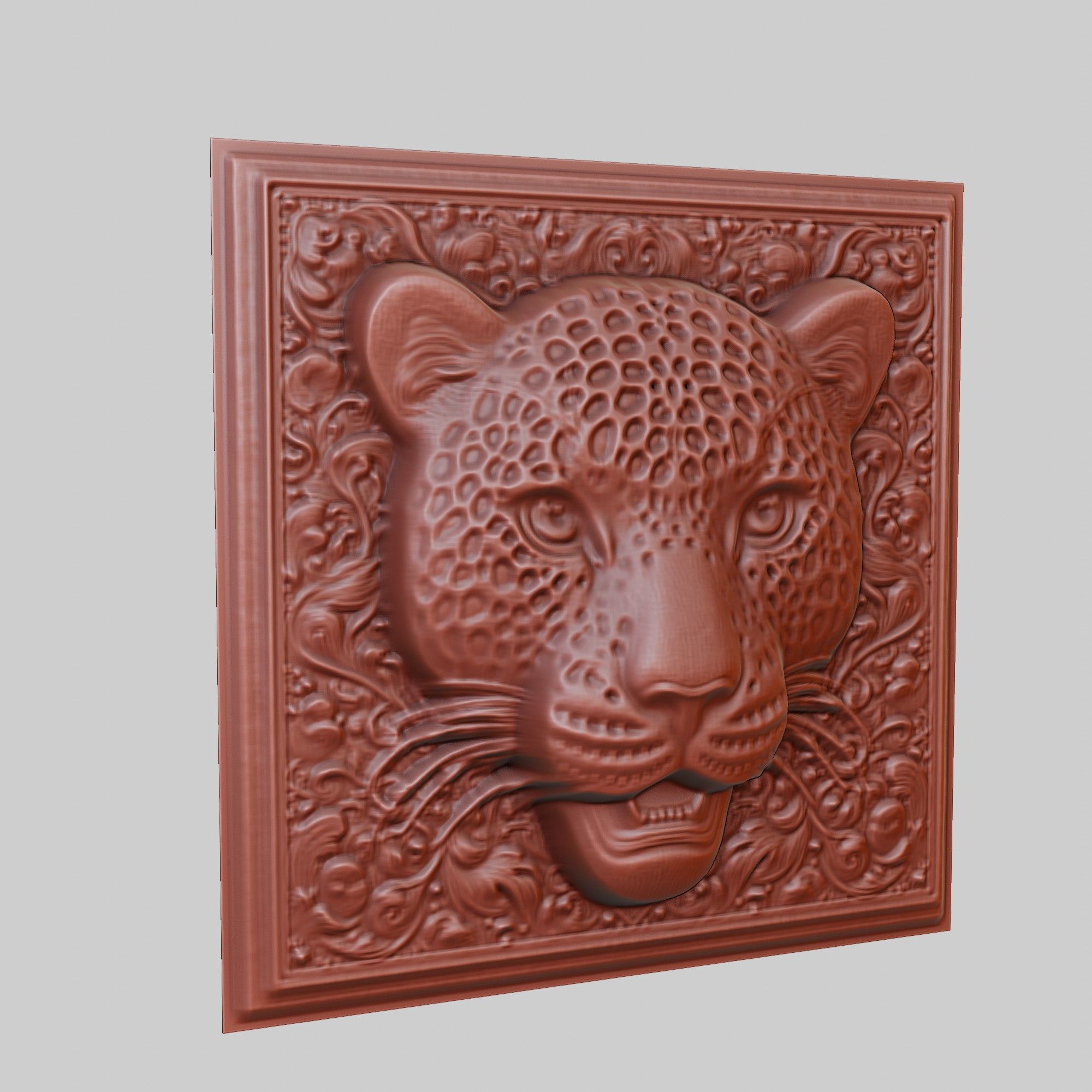 Leopard Animal 3D print model_3