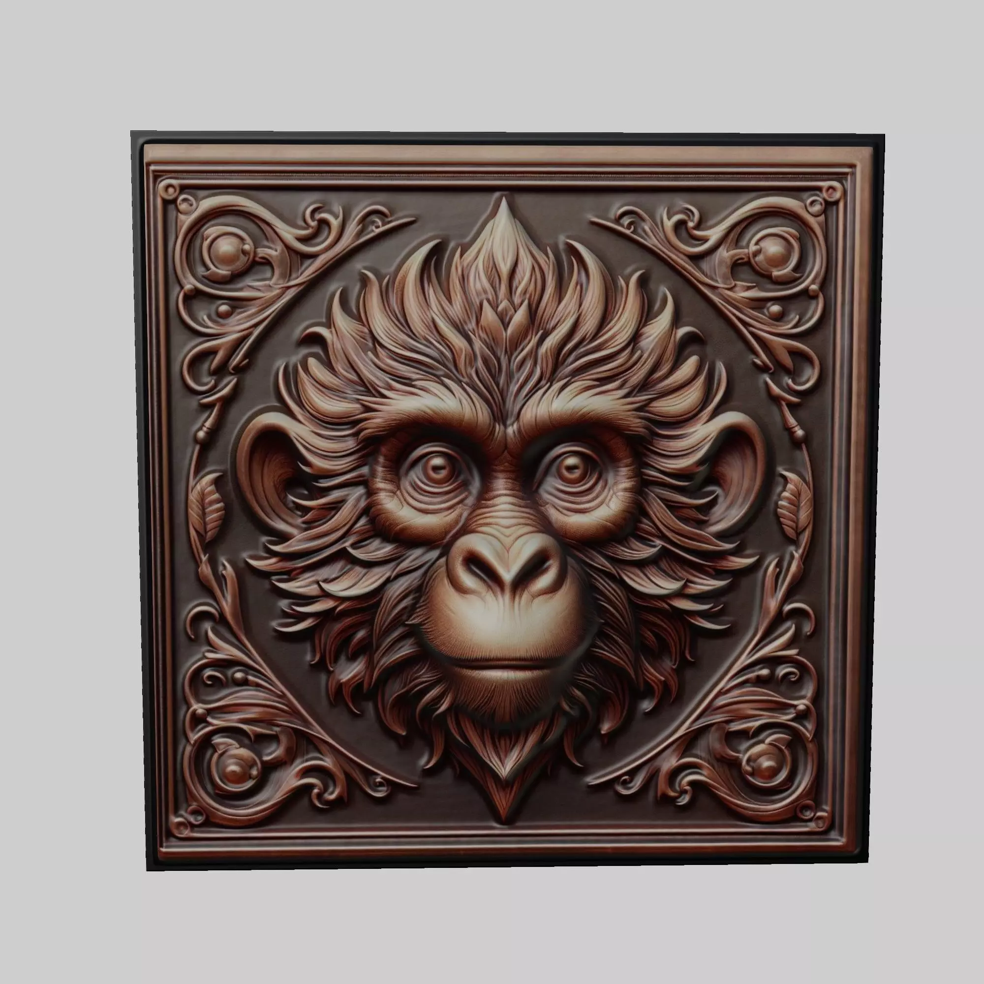 Monkey Animal 3D print model_0
