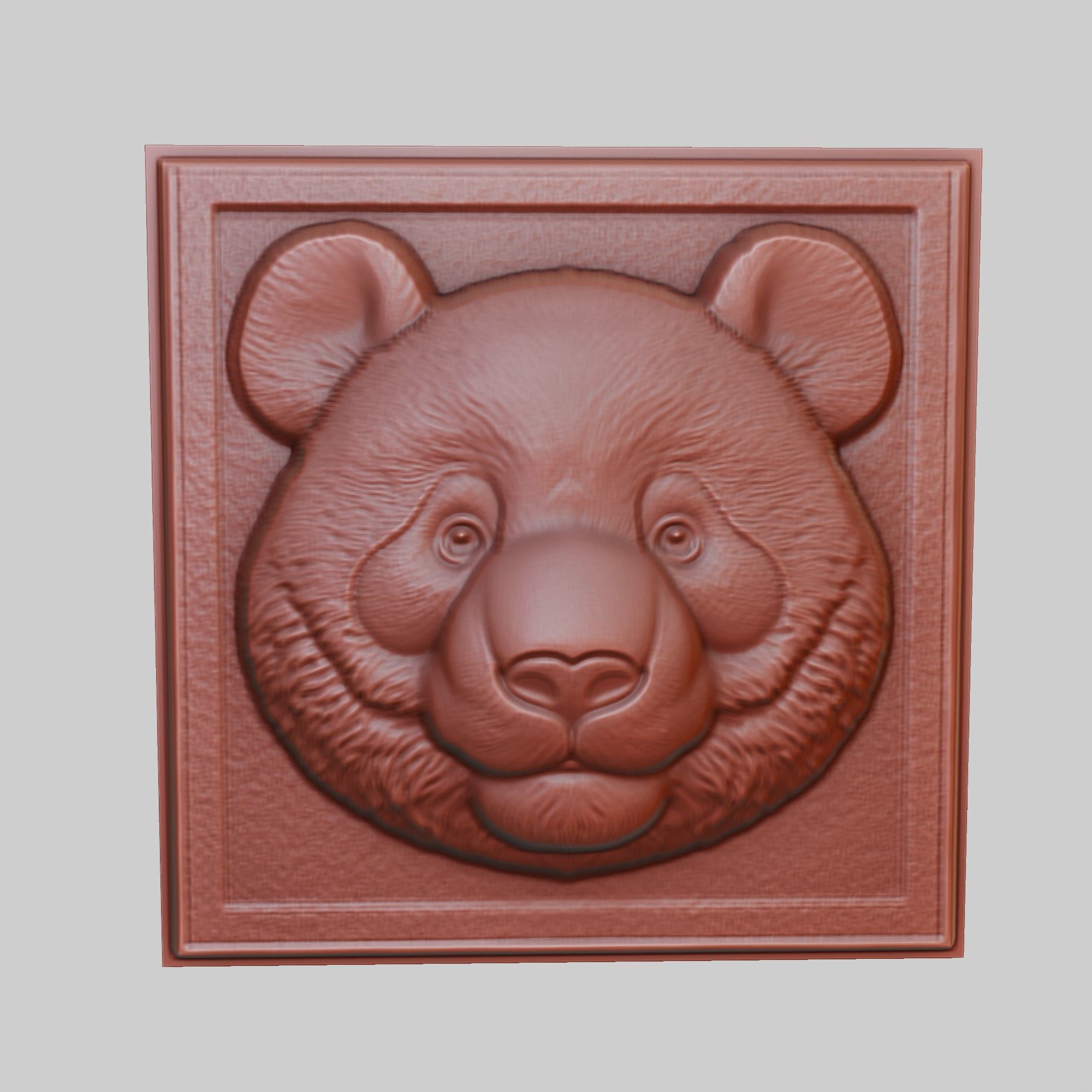 Panda Animal 3D print model_2