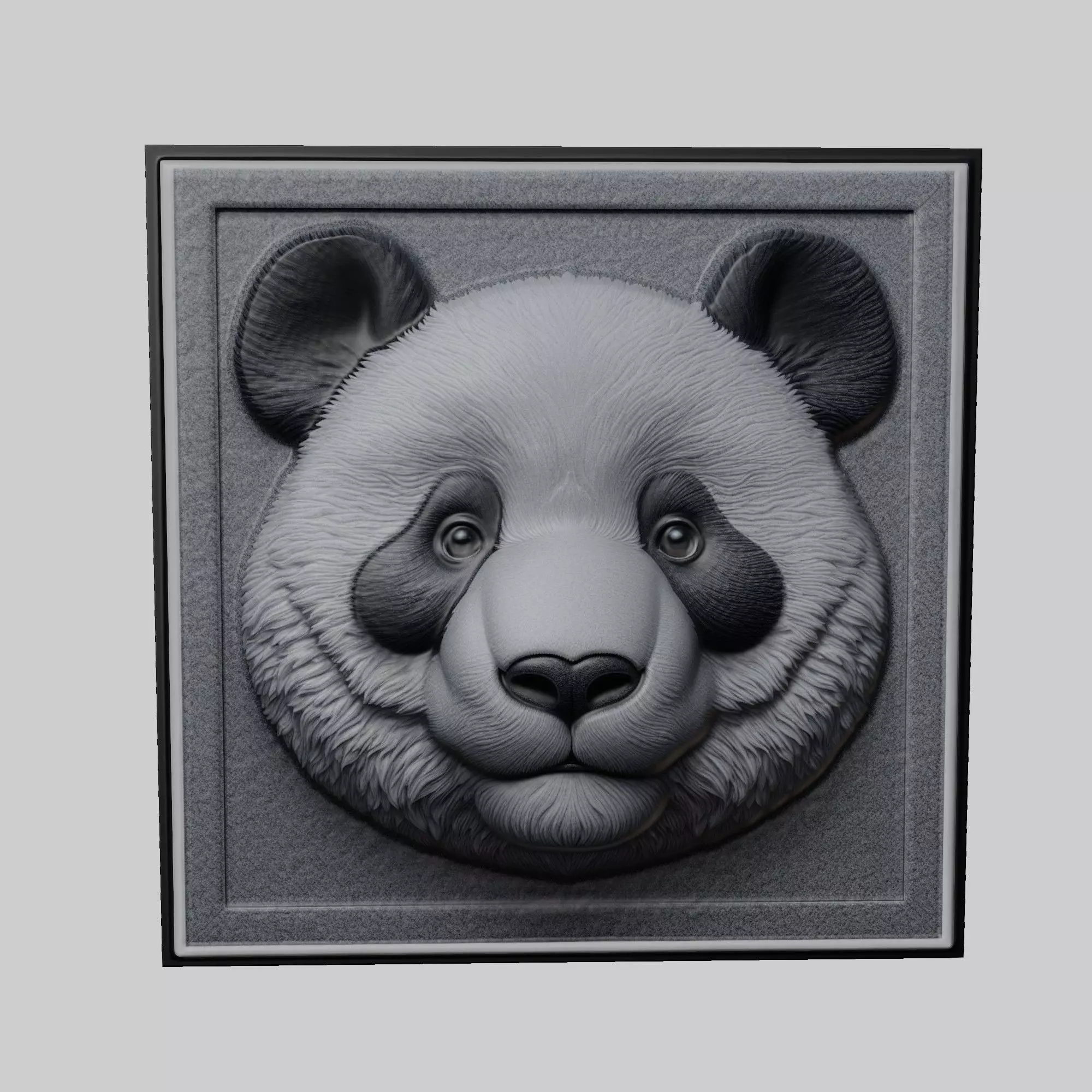 Panda Animal 3D print model_0