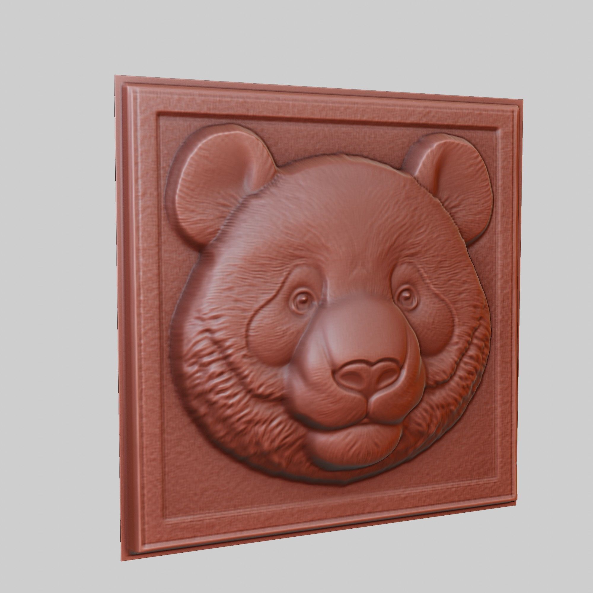 Panda Animal 3D print model_3