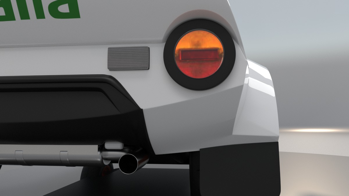 Lancia stratos High Poly and Low Poly 3D Model Collection_17