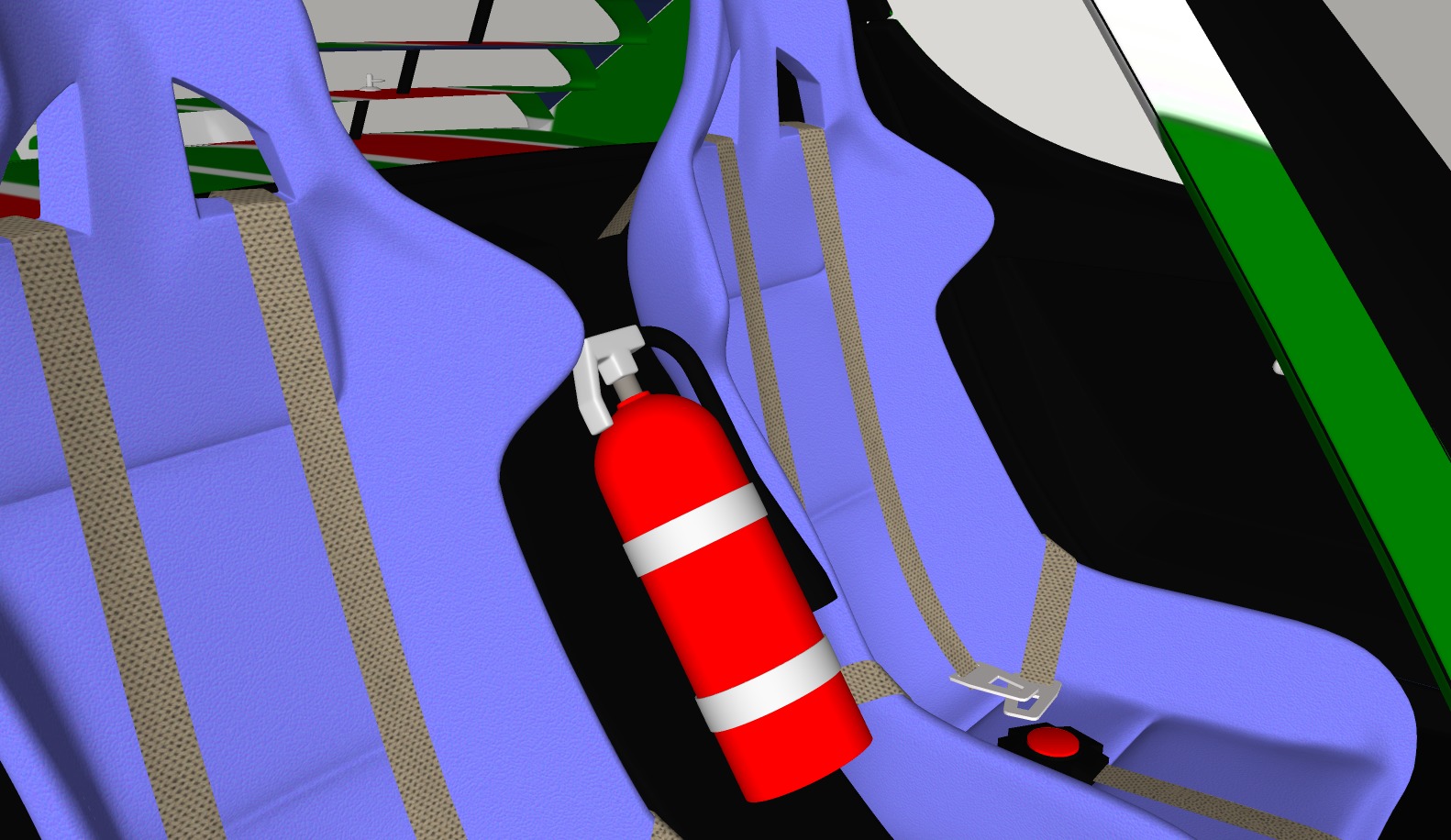 Lancia stratos High Poly and Low Poly 3D Model Collection_16