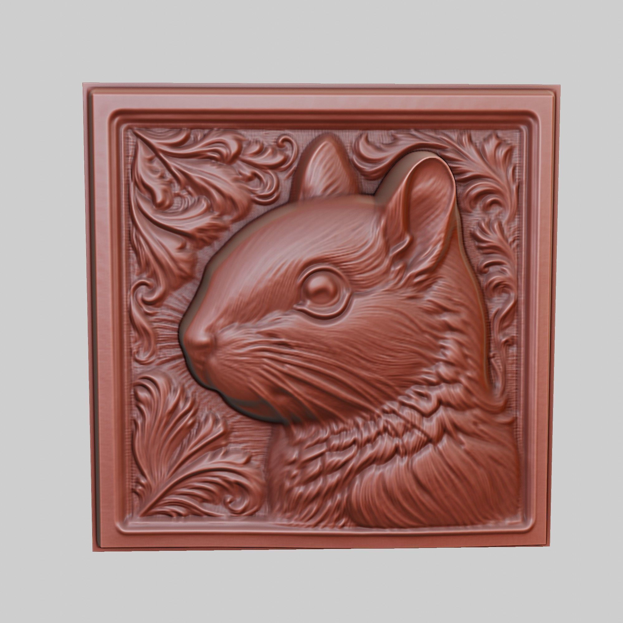Squirrel Animal 3D print model_2