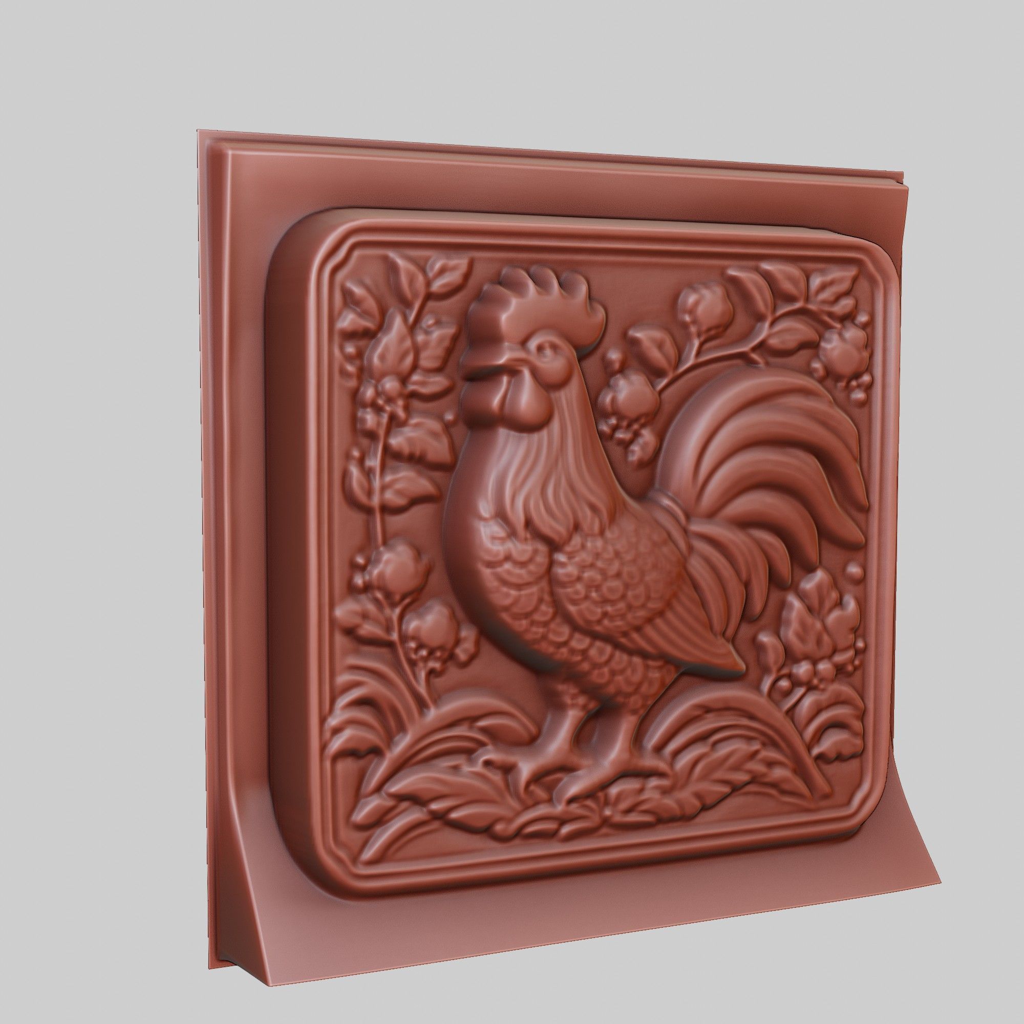 Chicken Animal 3D print model_3