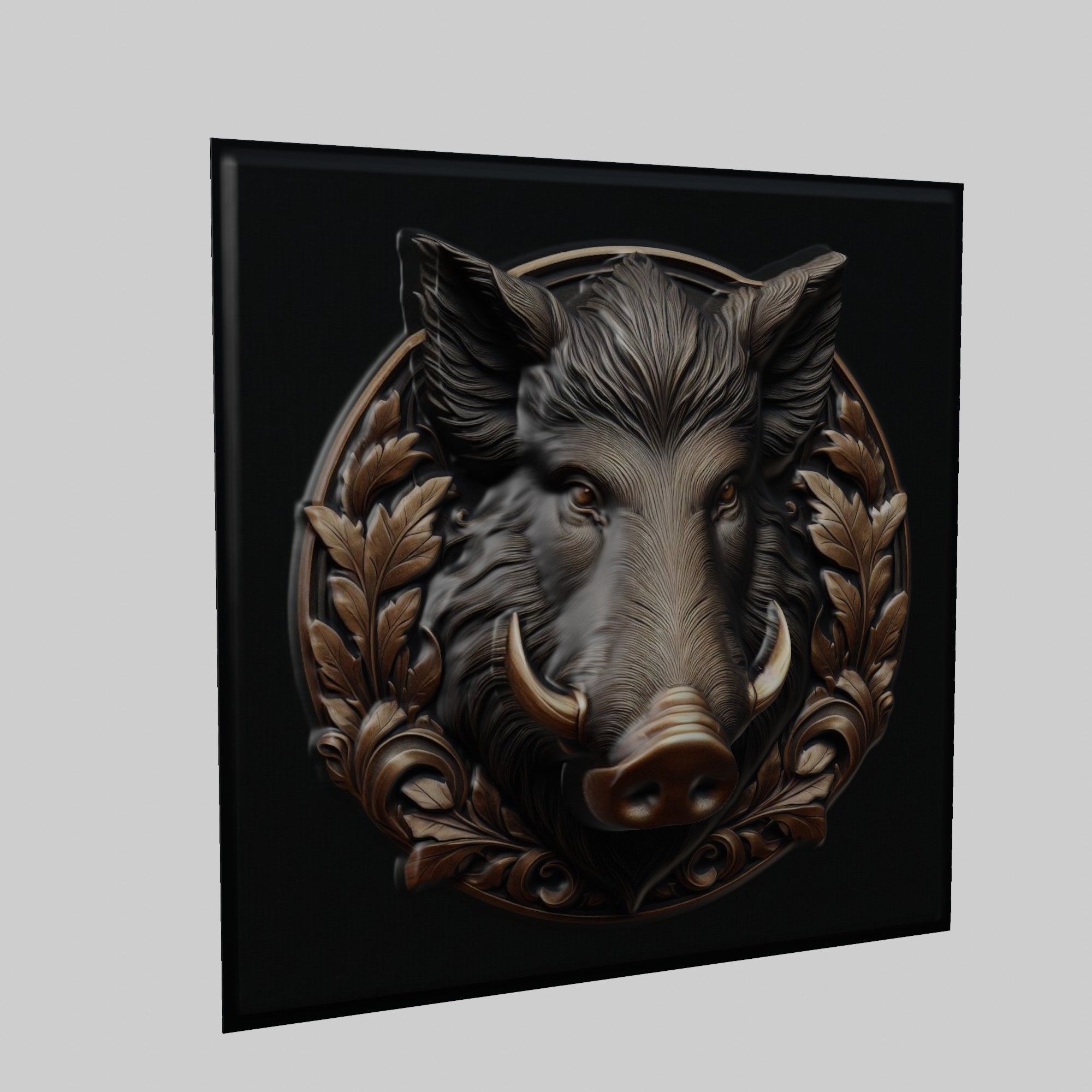 Wild Boar Animal 3D print model_1