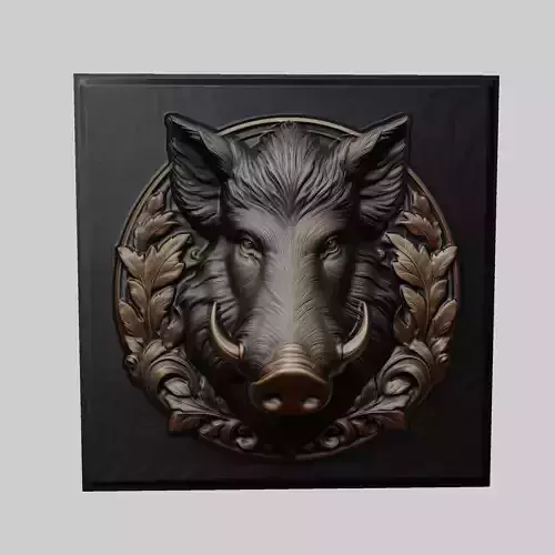 Wild Boar Animal 3D print model