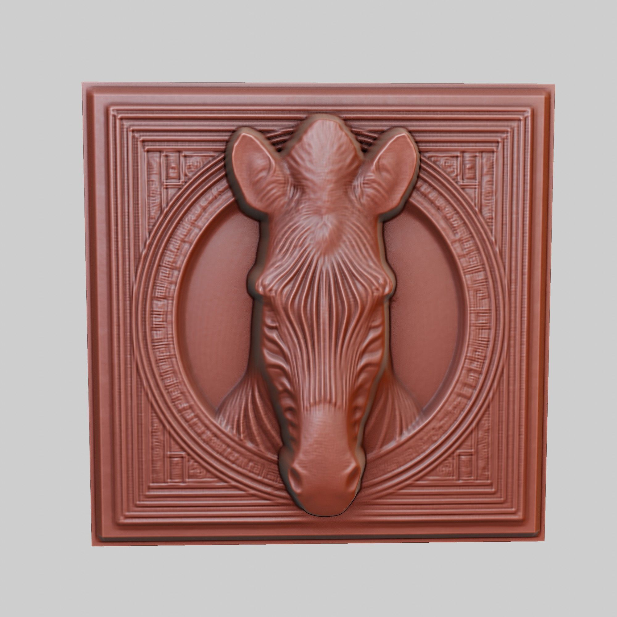 Zebra Animal 3D print model_2