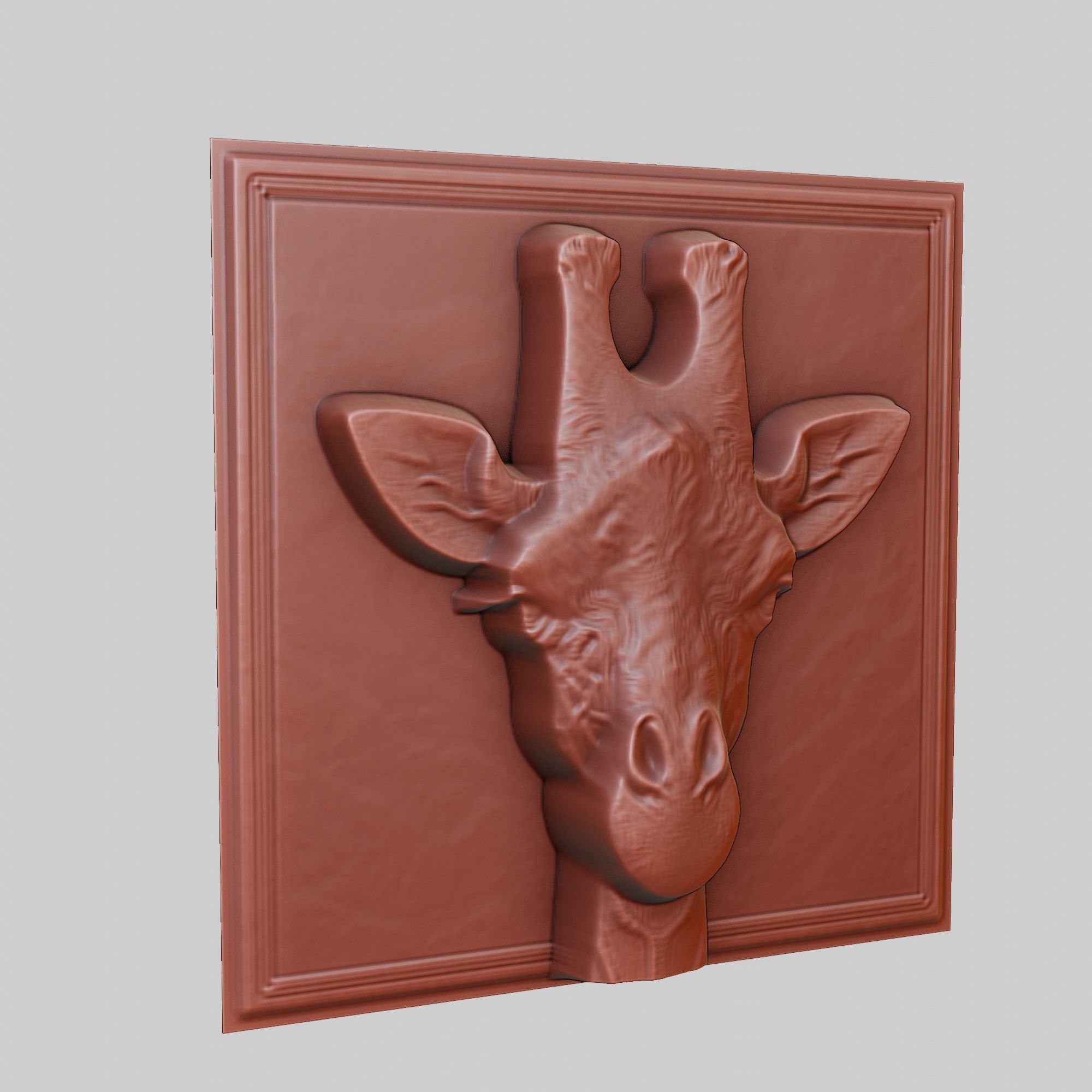 Giraffe Animal 3D print model_3