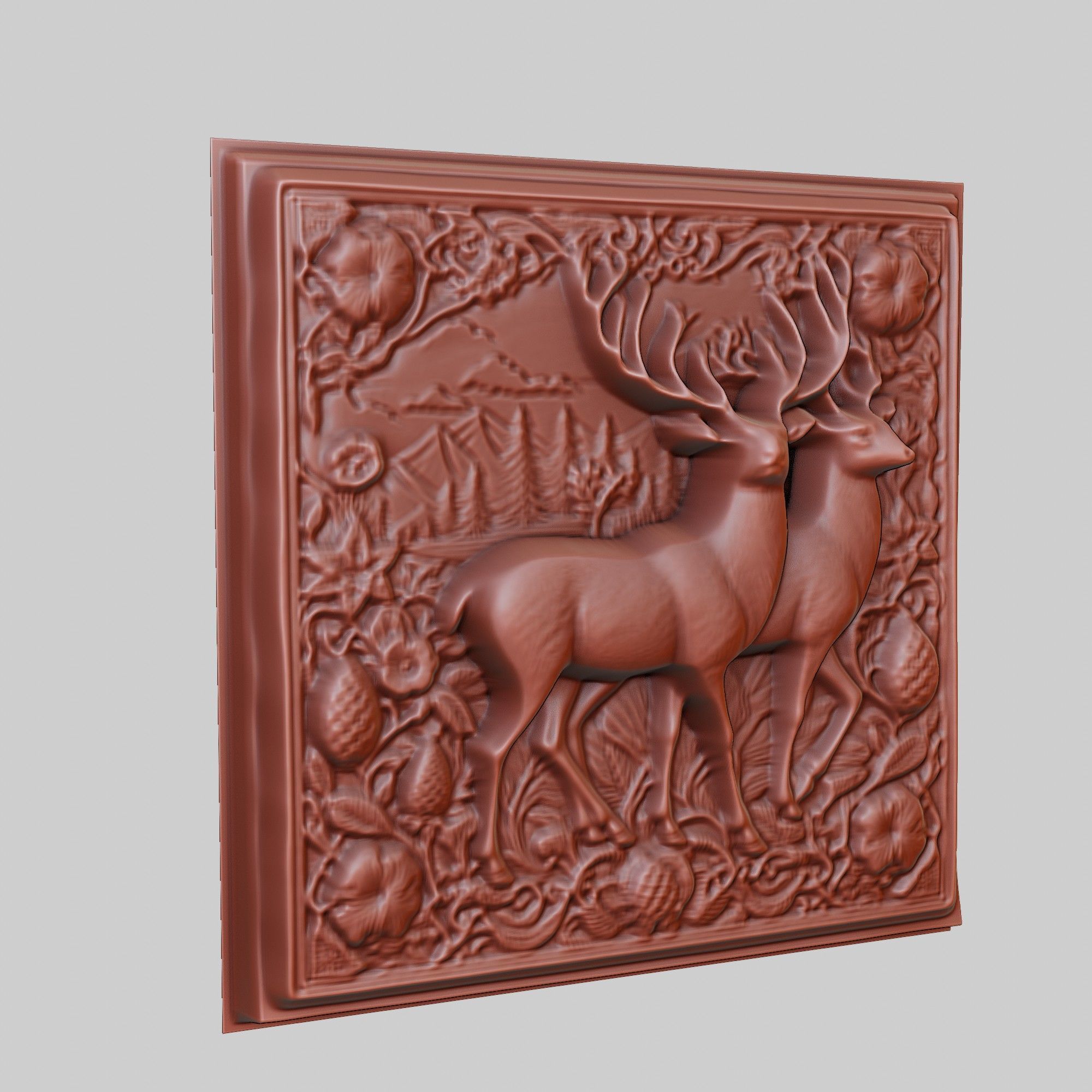 Fallow Deer Animal 3D print model_3