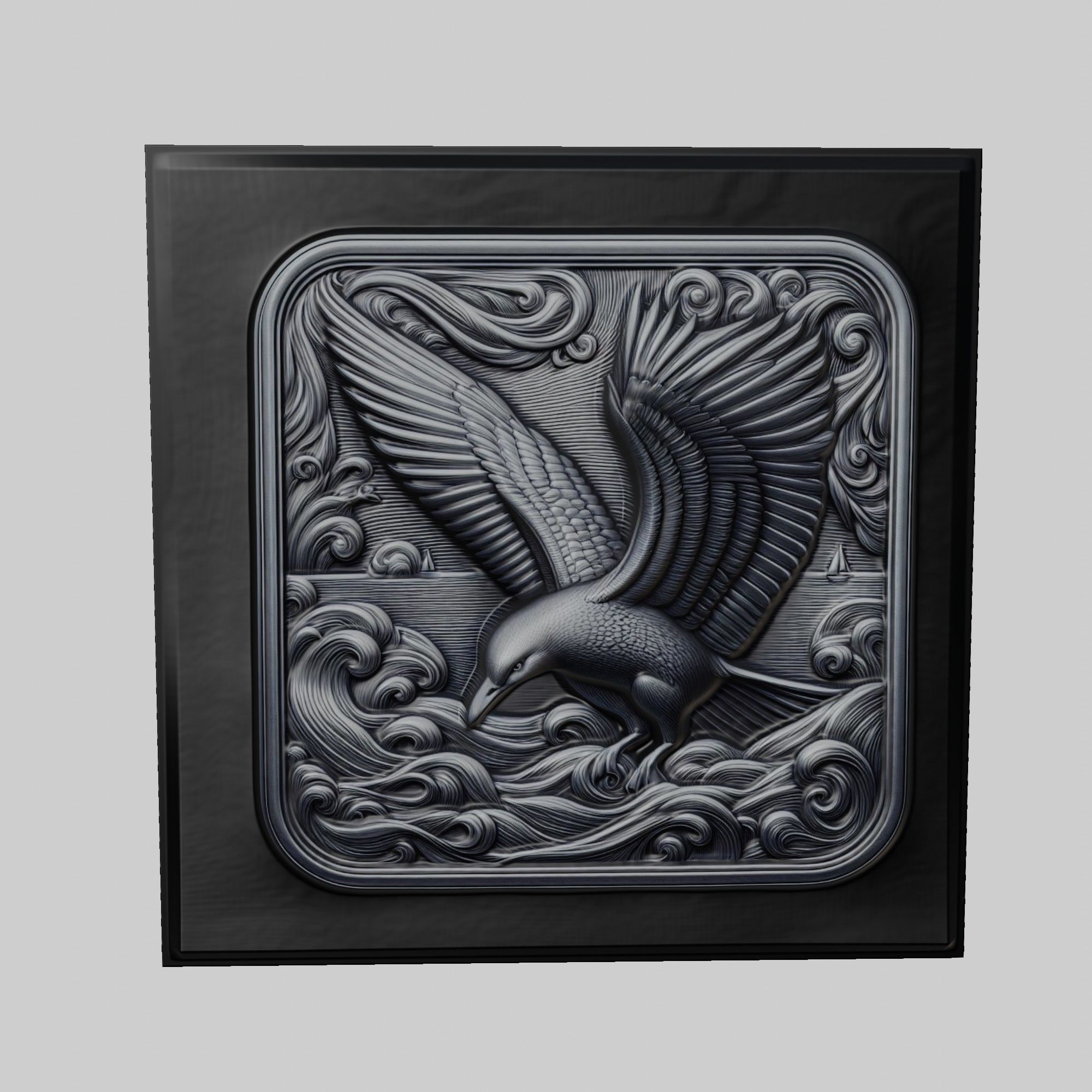 Albatross Animal 3D print model_1