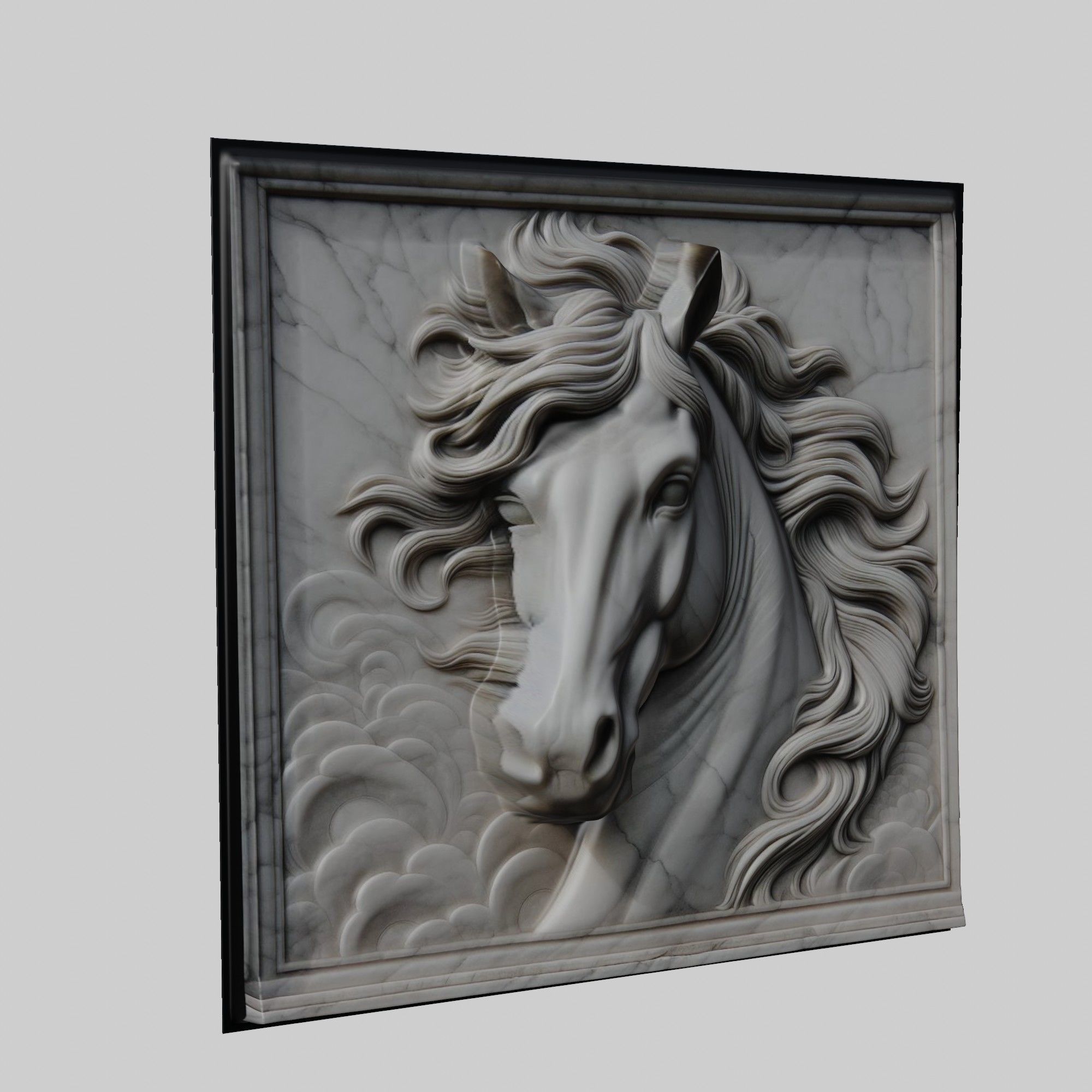 Horse Animal 3D print model_1