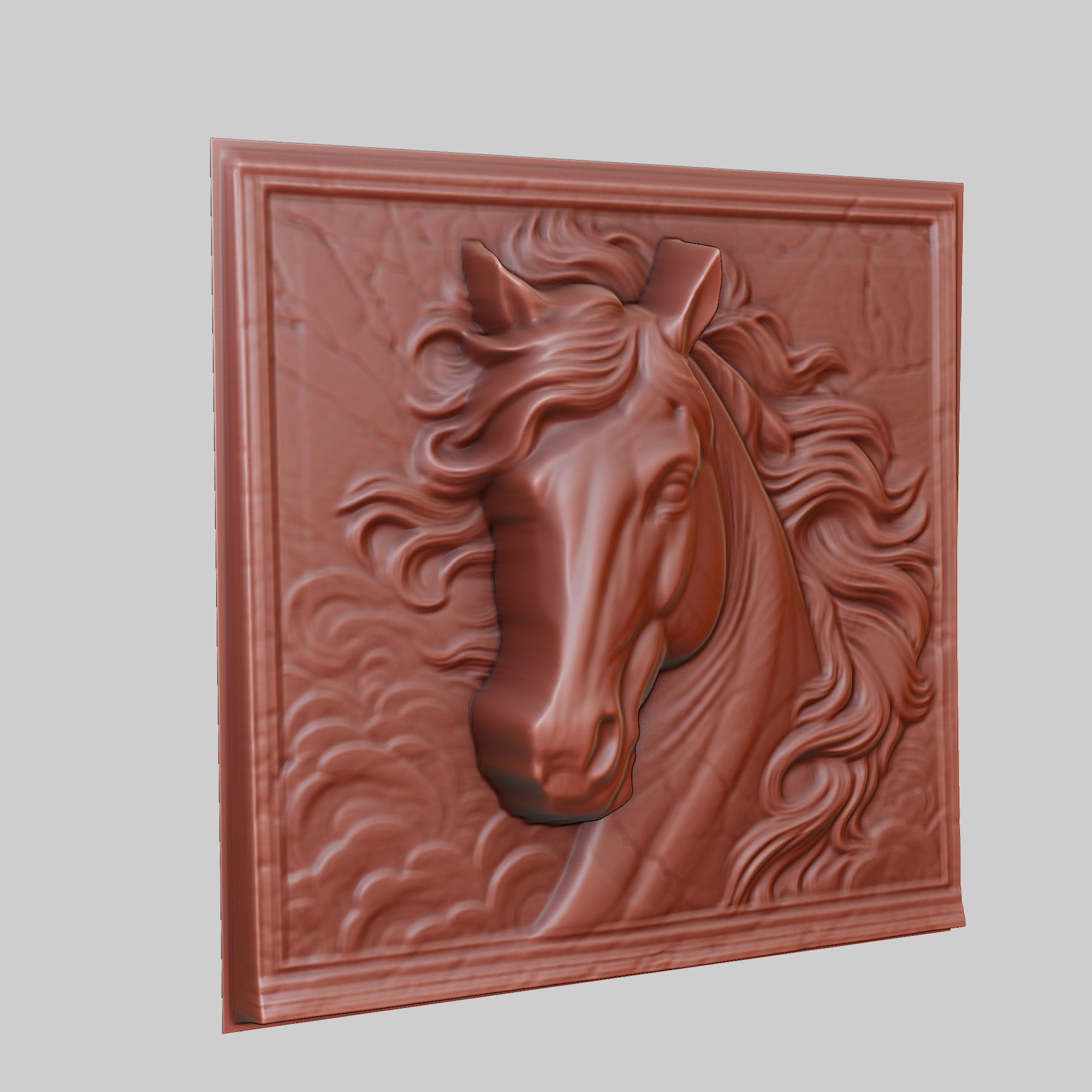 Horse Animal 3D print model_3