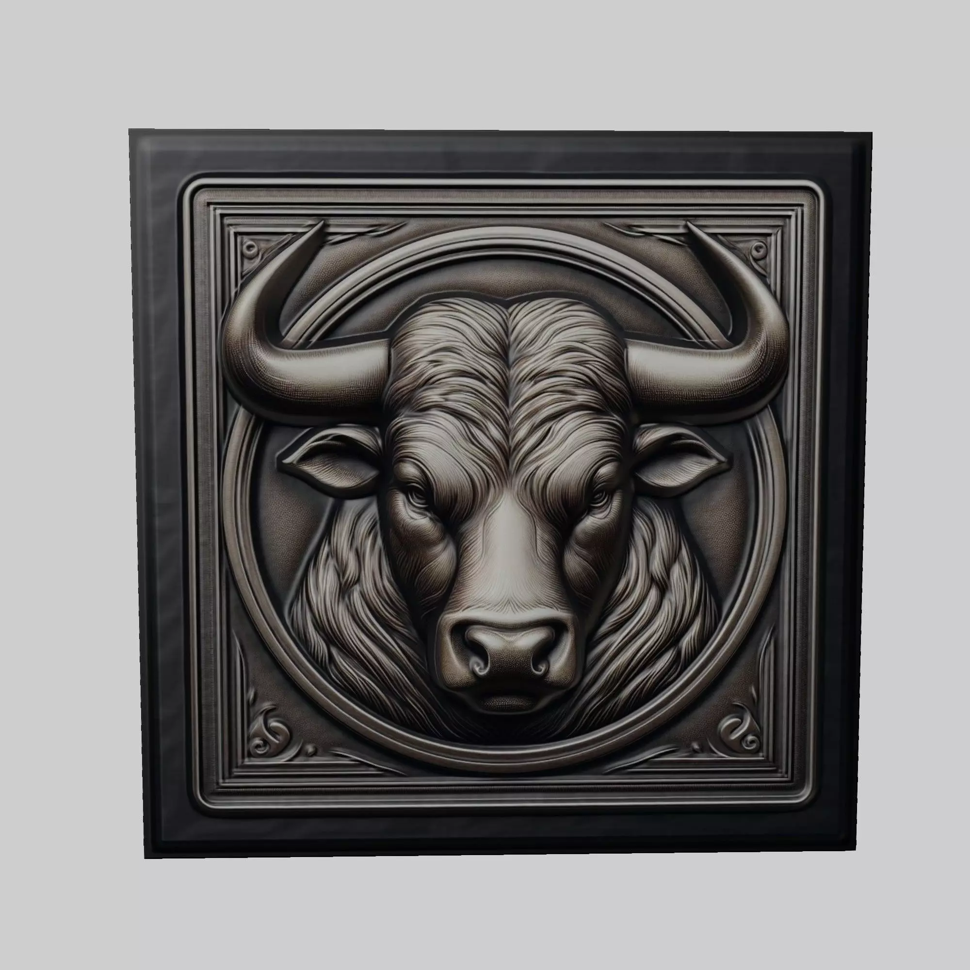 Bull Animal 3D print model_0