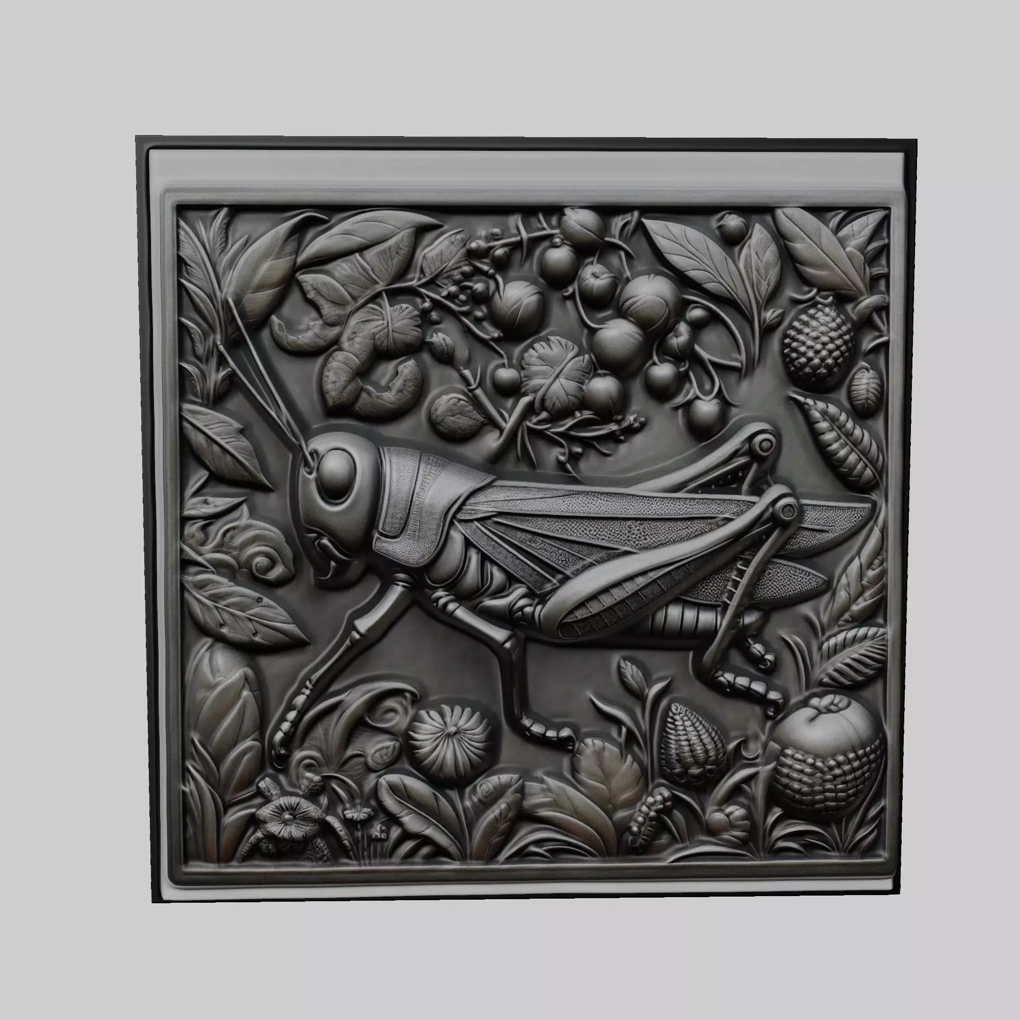 Grasshopper Animal 3D print model_0