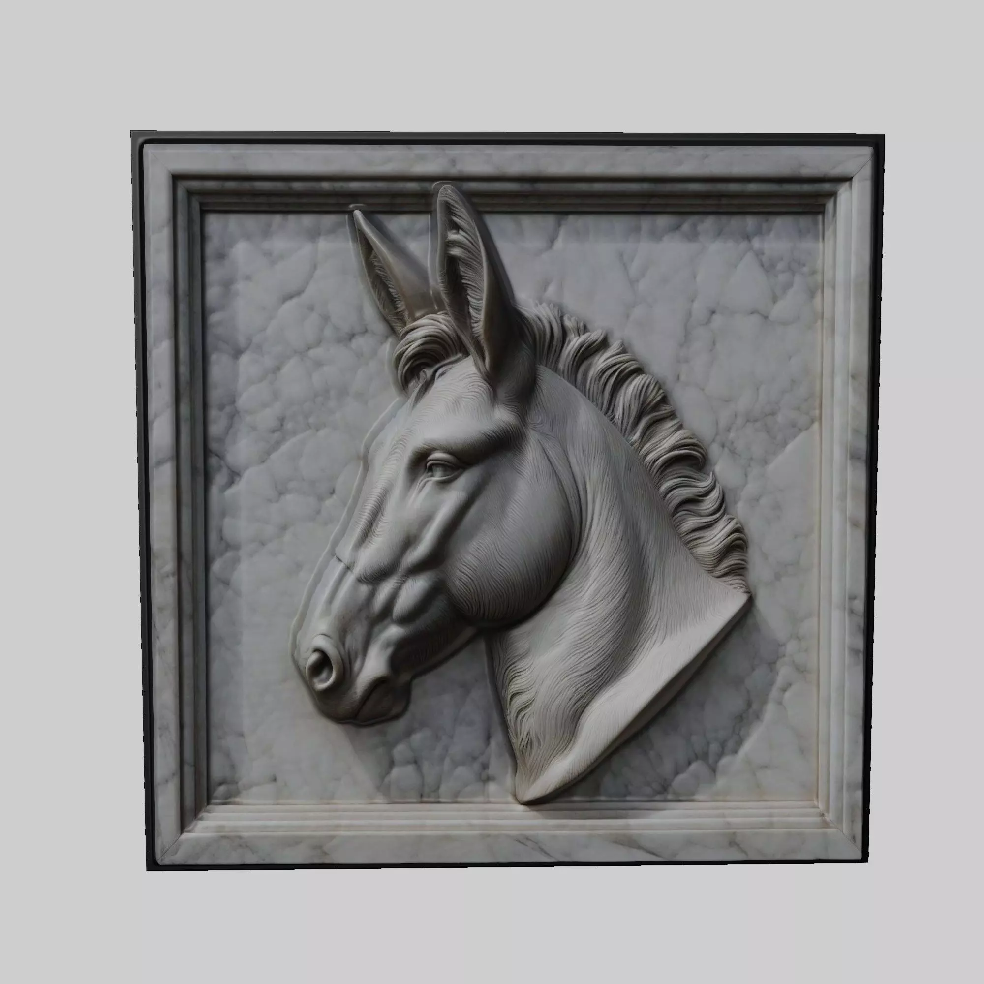 Donkey Animal 3D print model_0