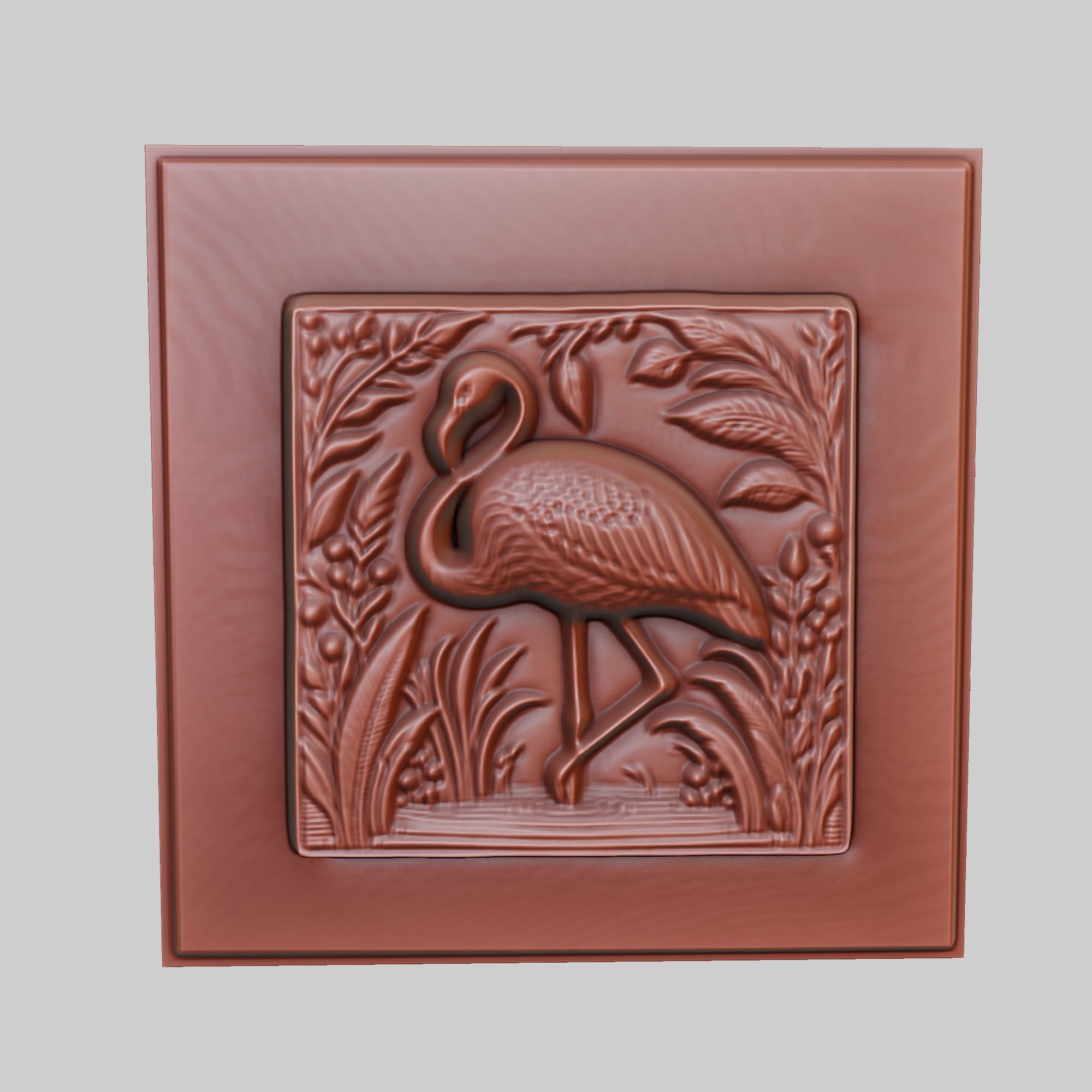 Flamingo Animal 3D print model_2
