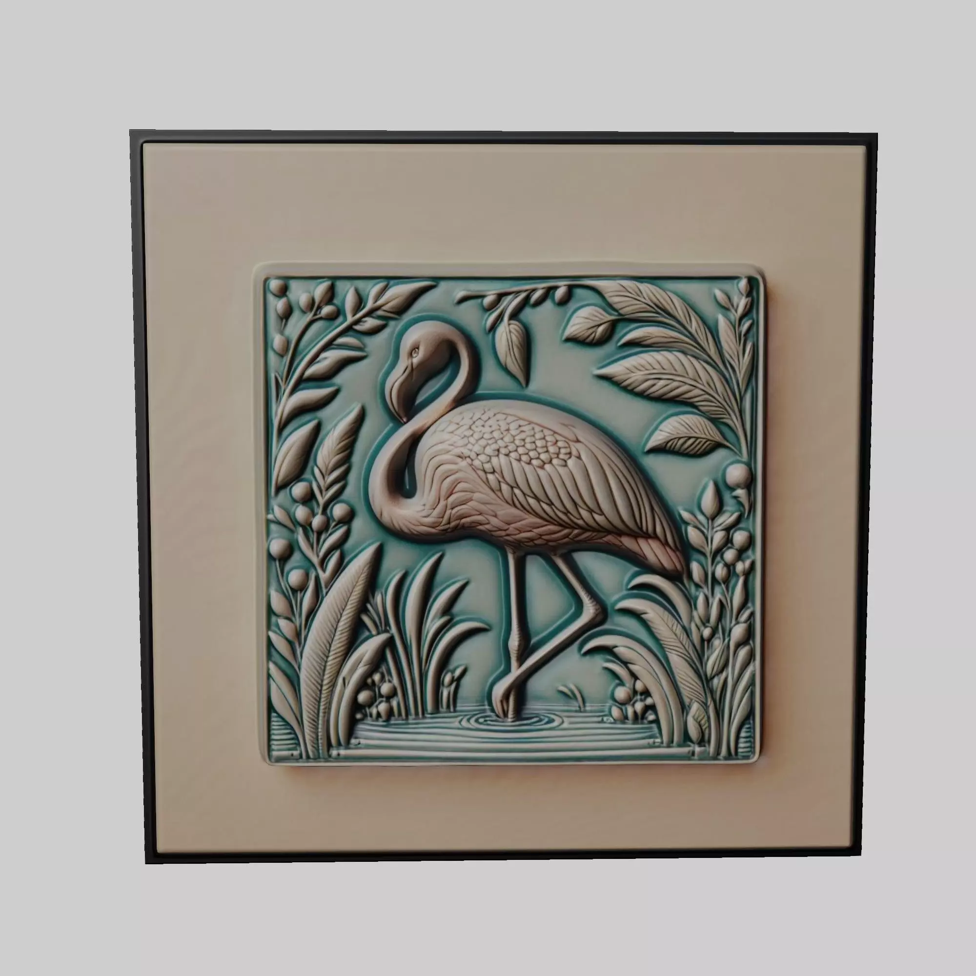 Flamingo Animal 3D print model_0