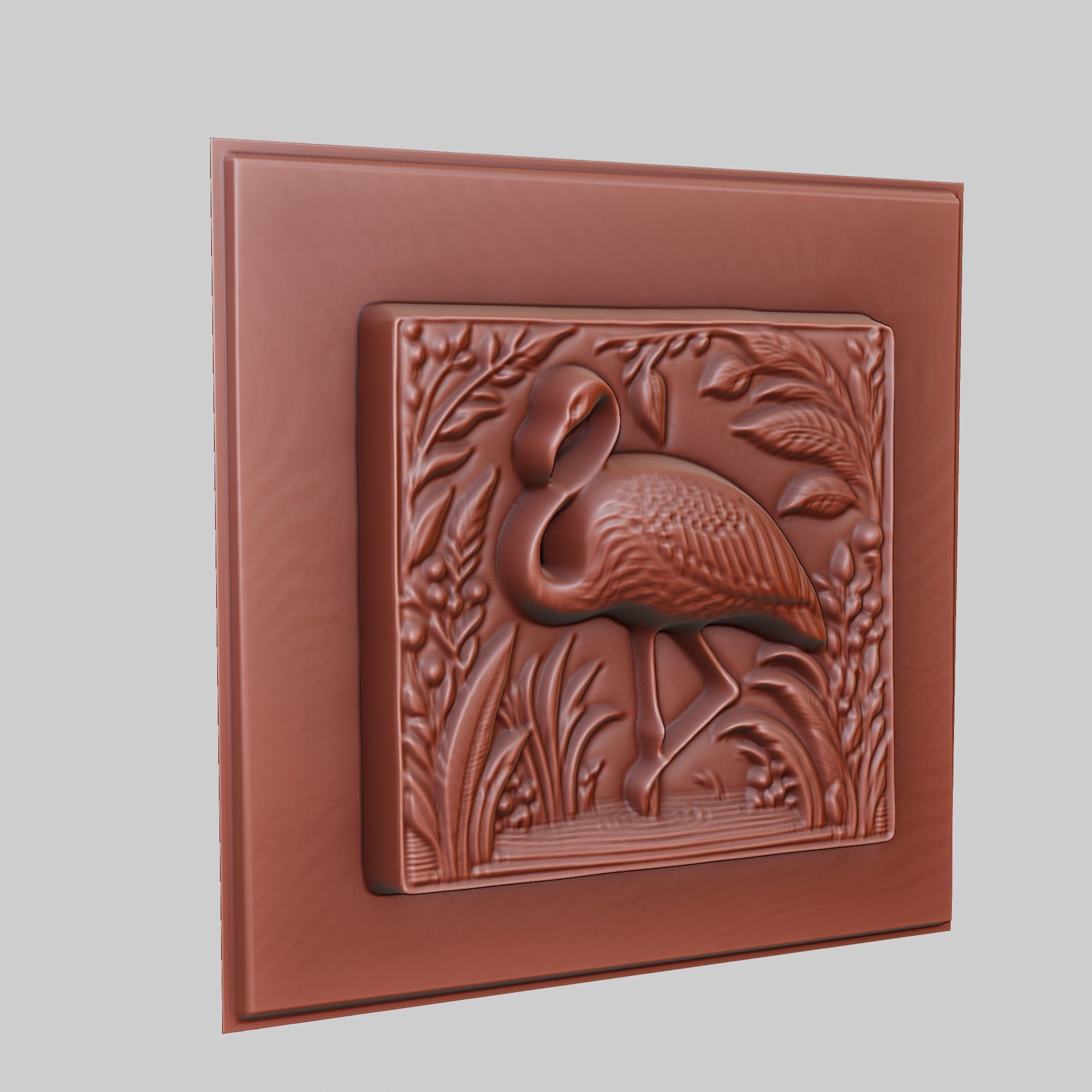 Flamingo Animal 3D print model_3