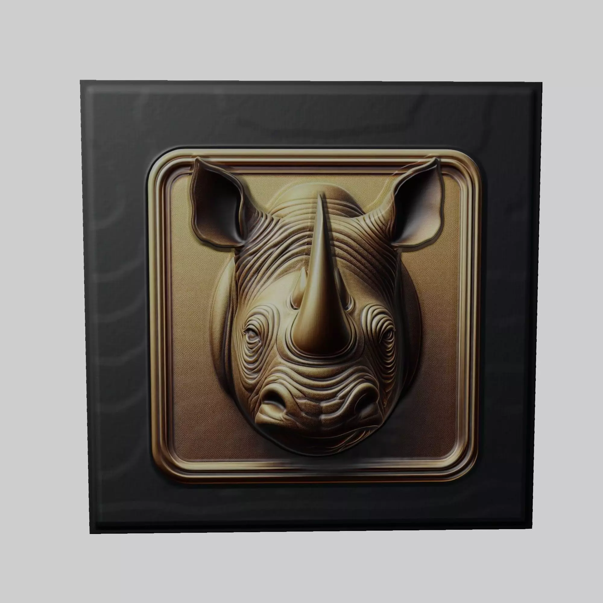 Rhinoceros Animal 3D print model_0