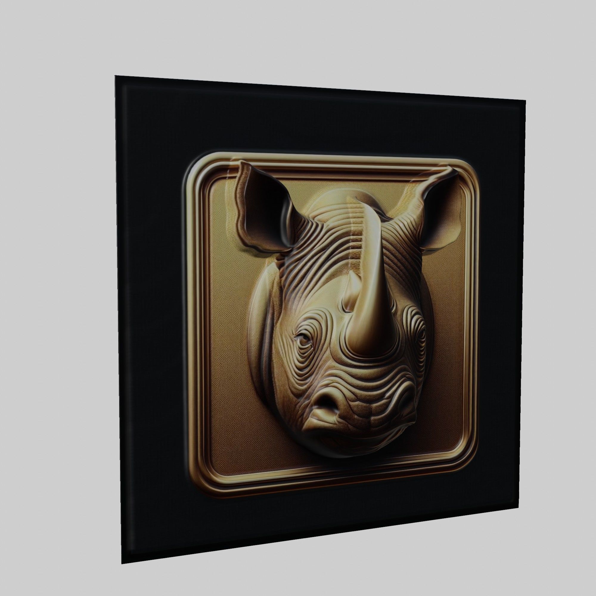 Rhinoceros Animal 3D print model_1