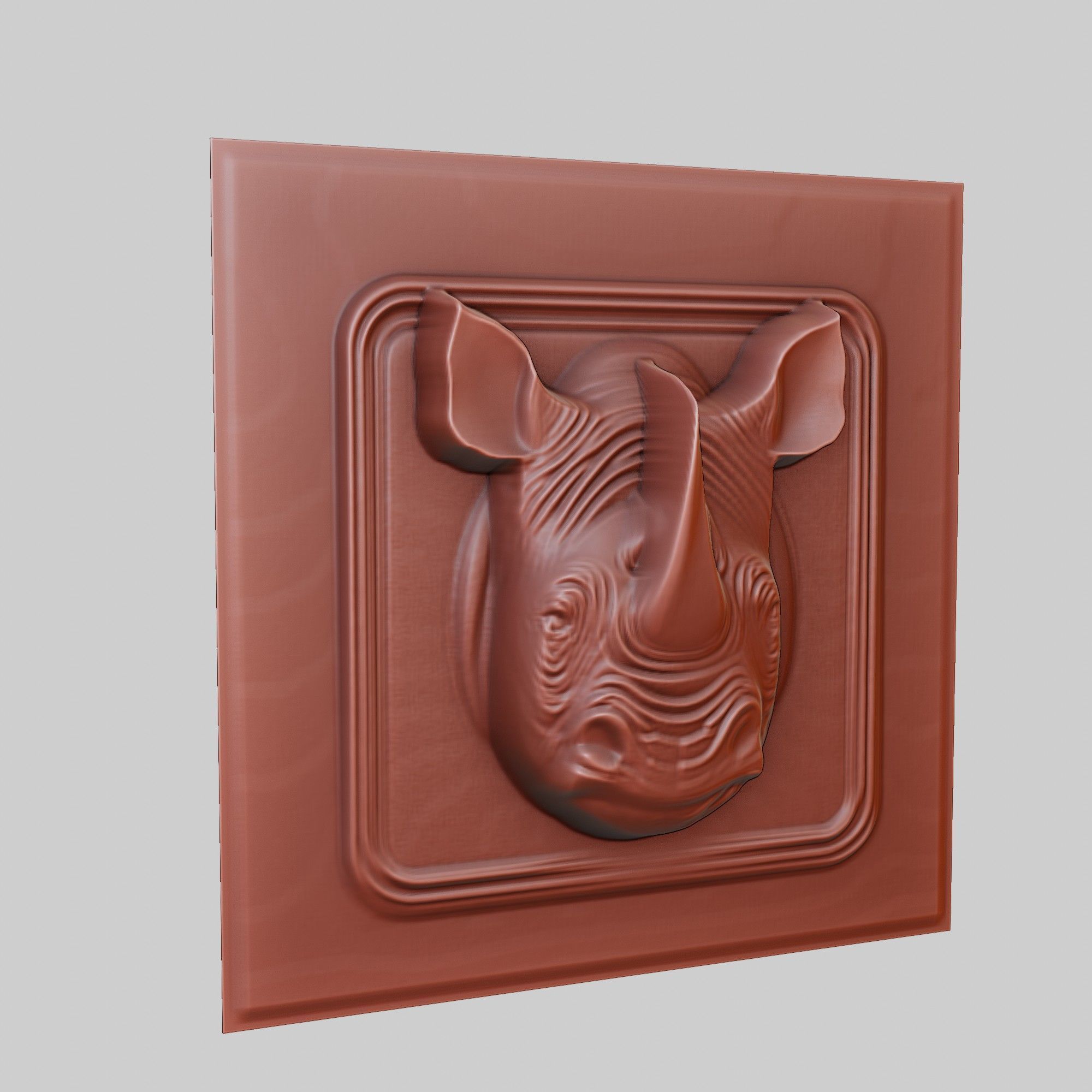 Rhinoceros Animal 3D print model_3