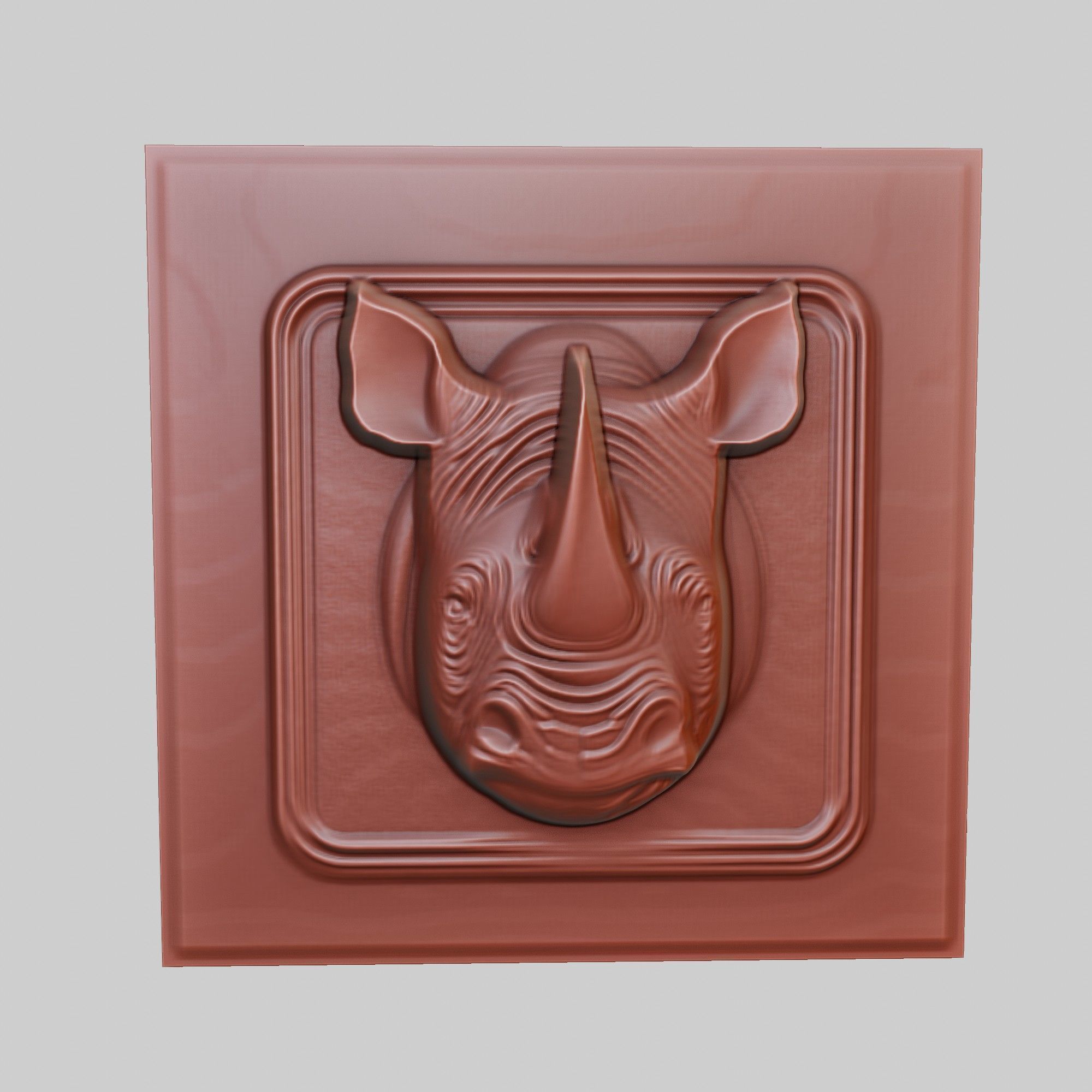 Rhinoceros Animal 3D print model_2