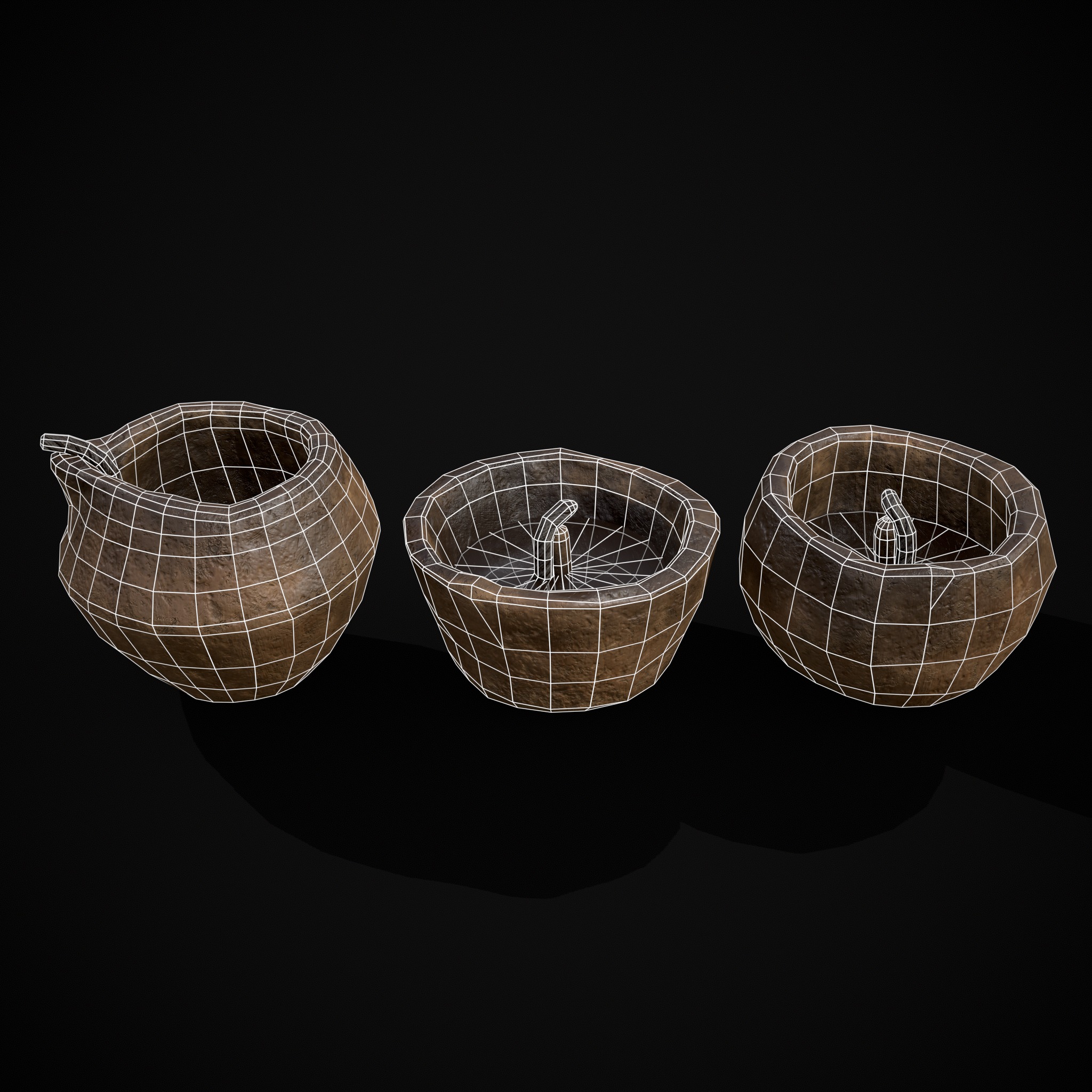 Glugga Lamps Low-poly 3D model_2