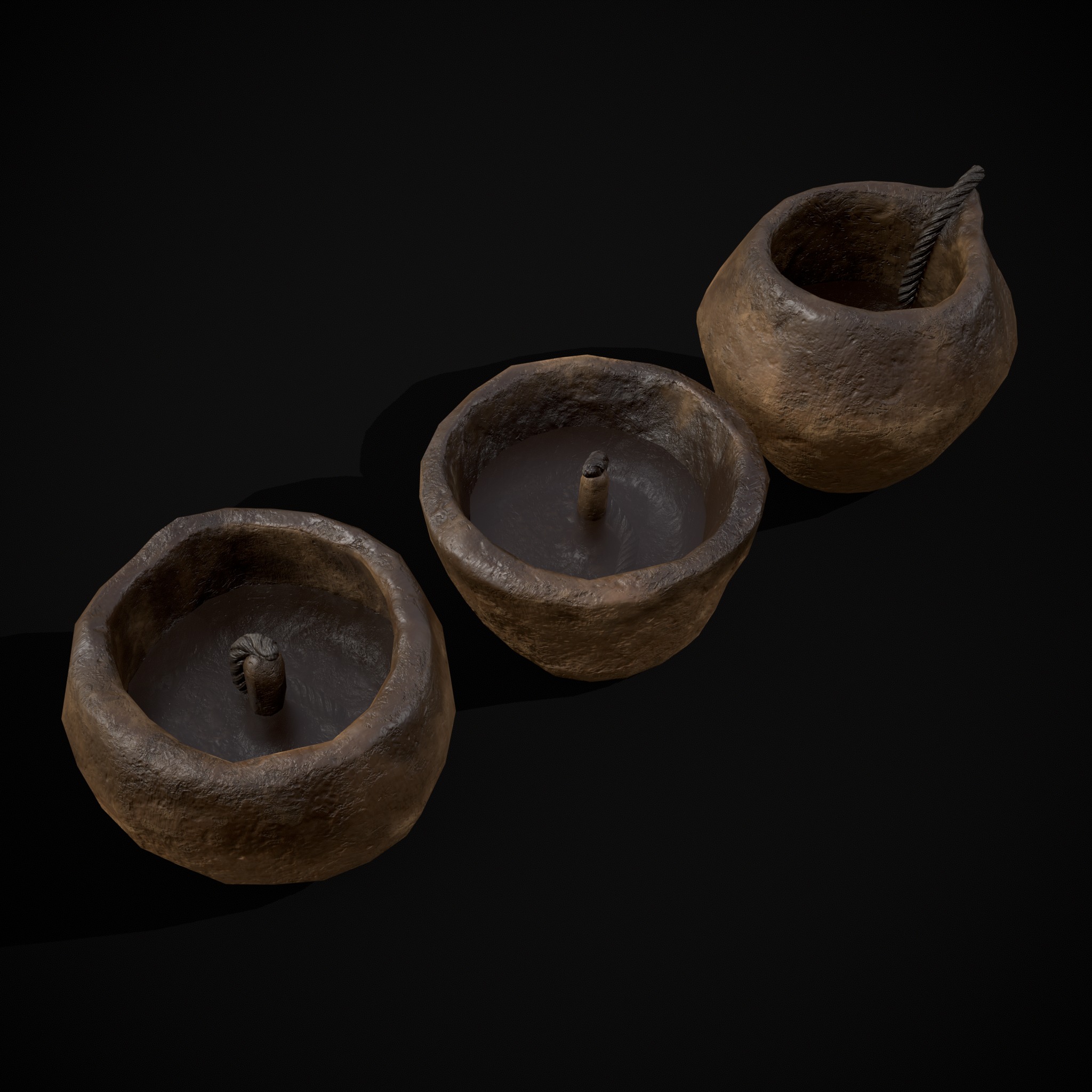 Glugga Lamps Low-poly 3D model_12