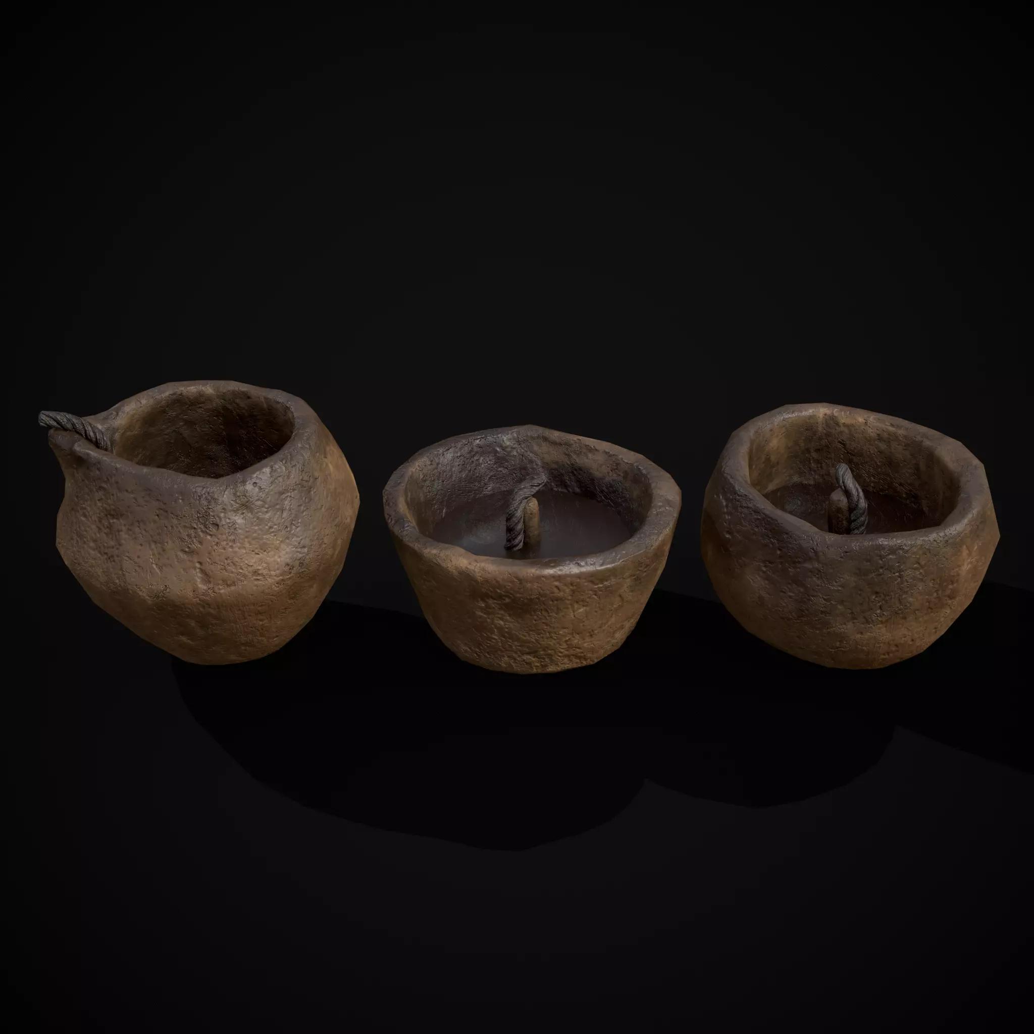 Glugga Lamps Low-poly 3D model_0