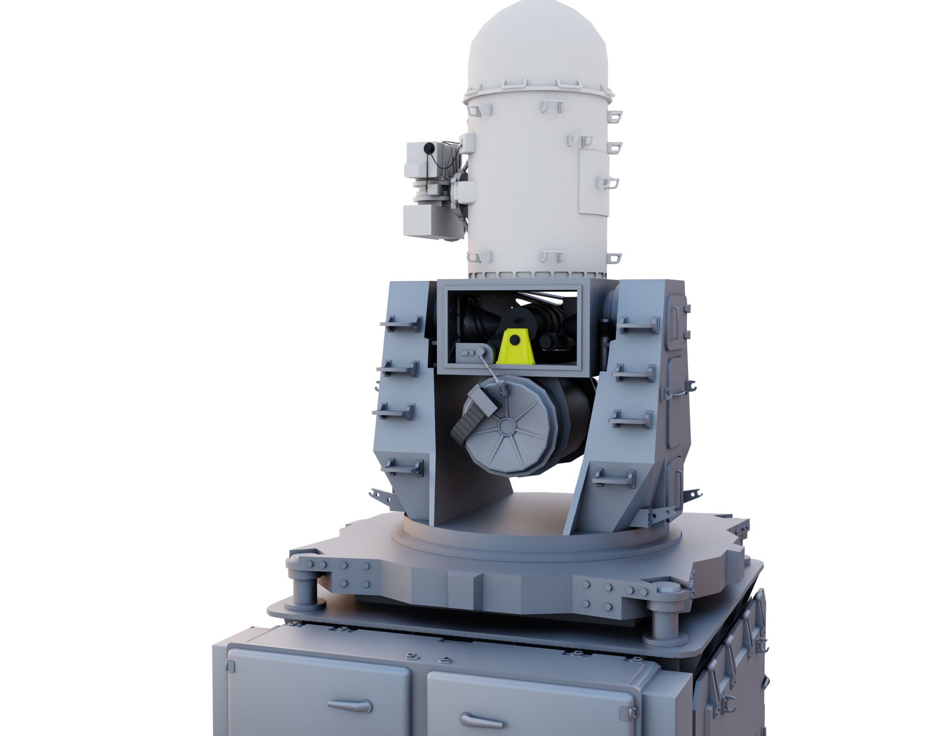 Phalanx CIWS Free 3D model_3