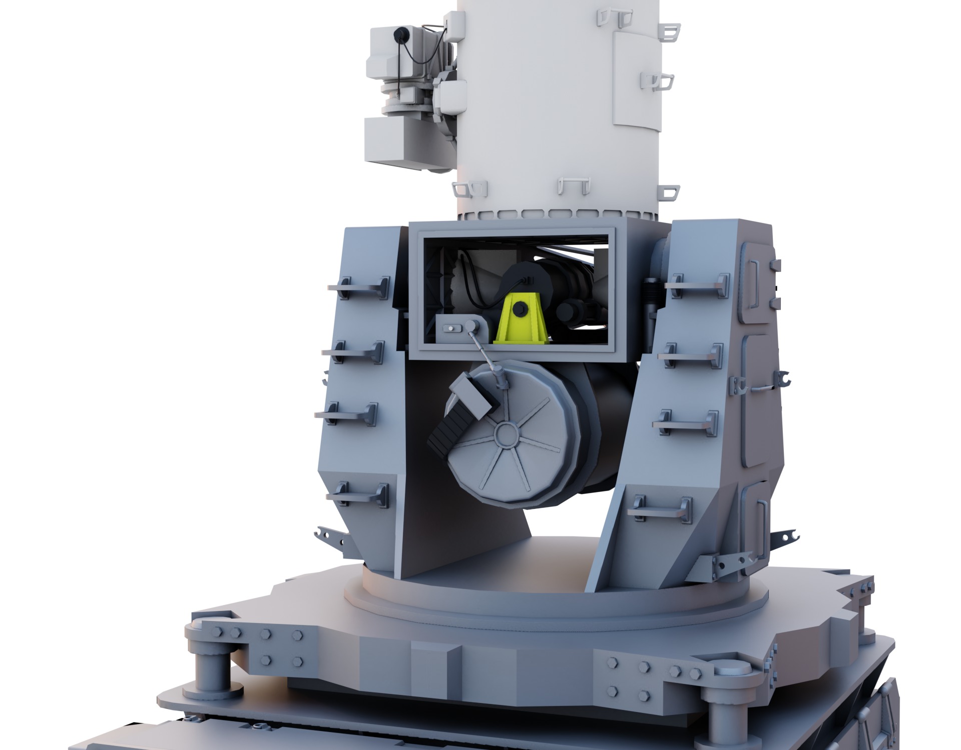 Phalanx CIWS Free 3D model_4