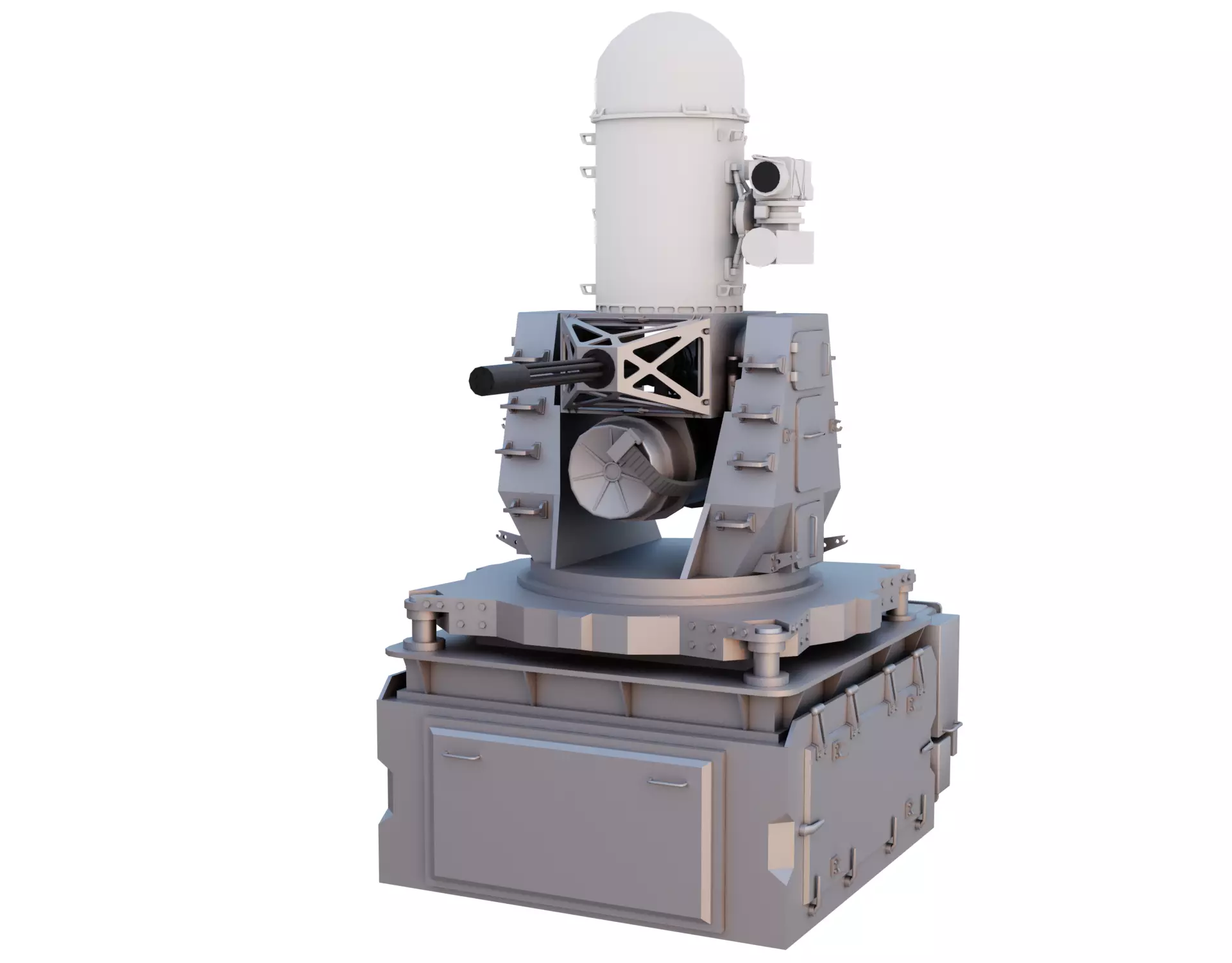 Phalanx CIWS Free 3D model_0