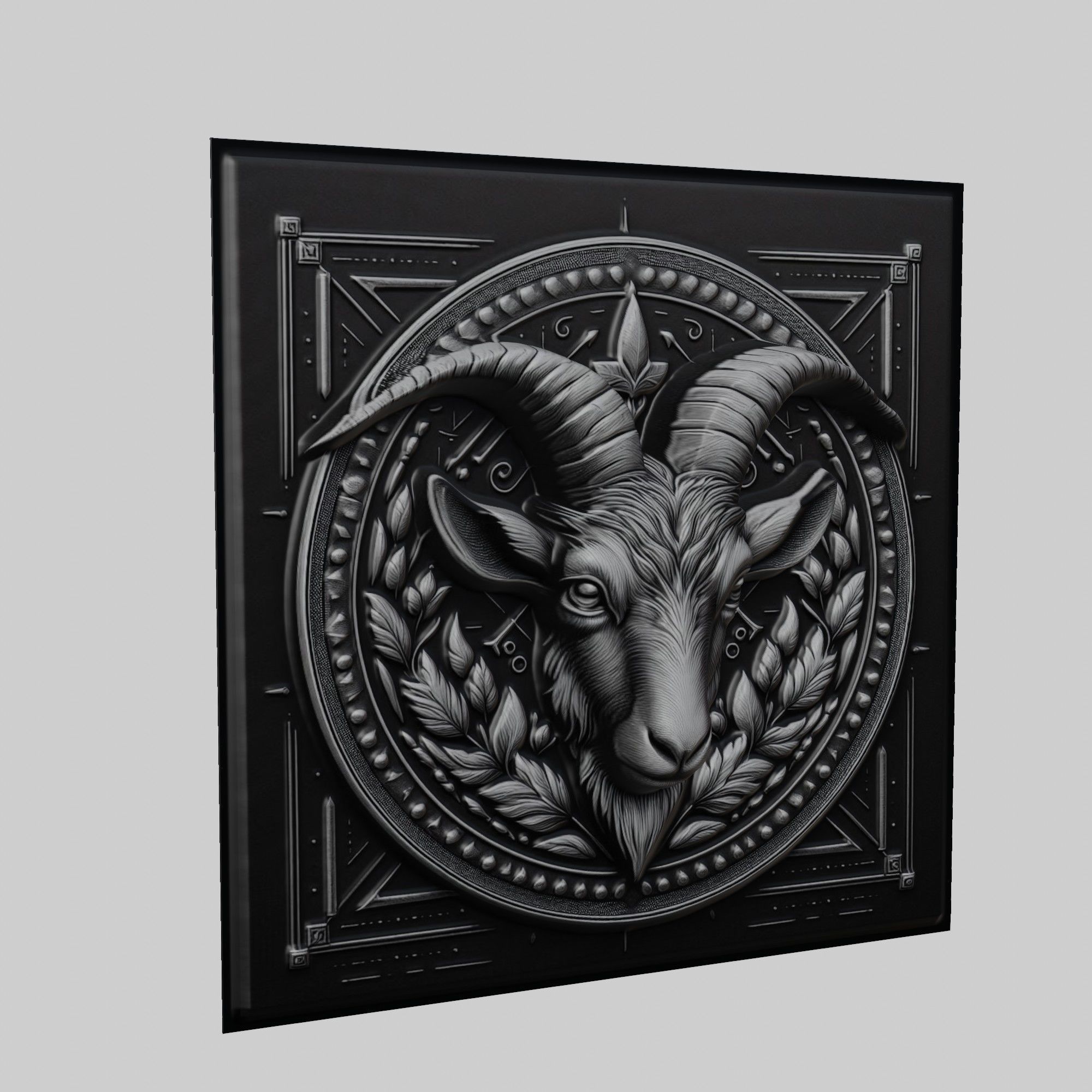 Goat Animal 3D print model_1