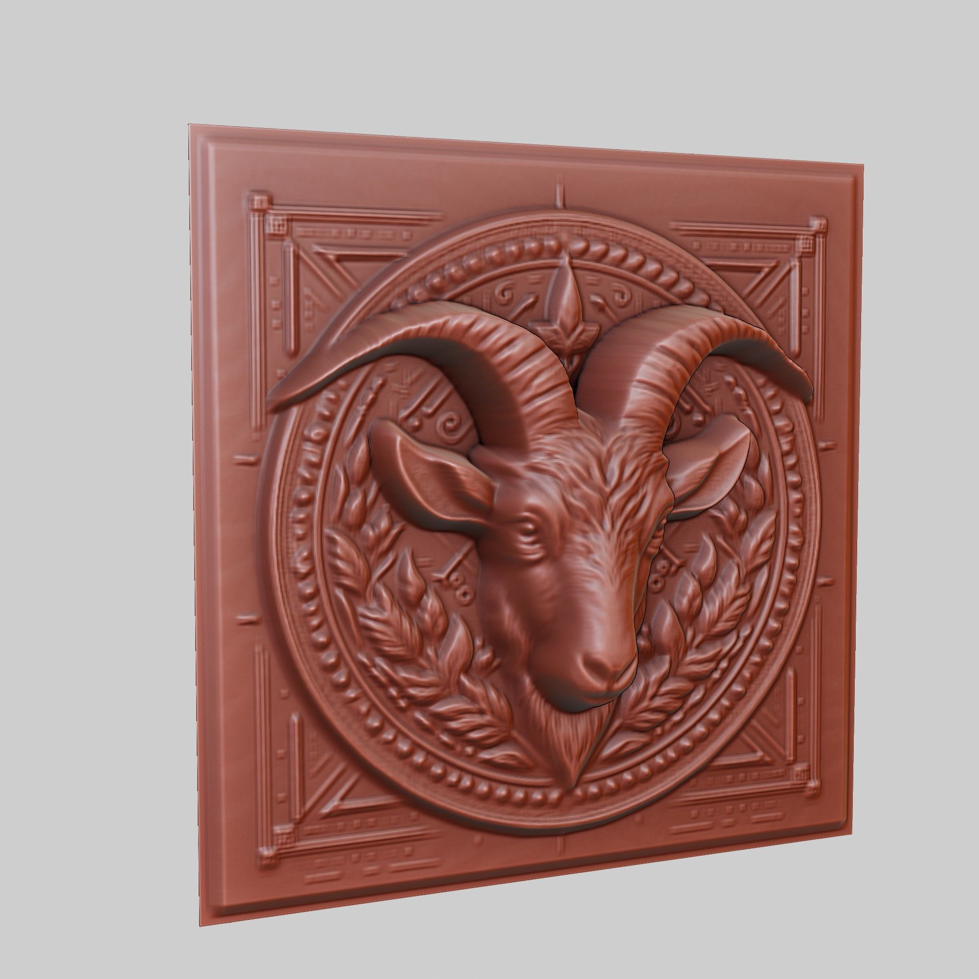 Goat Animal 3D print model_3