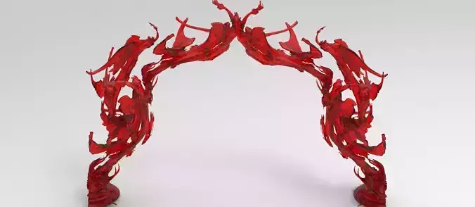 Blood fountain splash 4