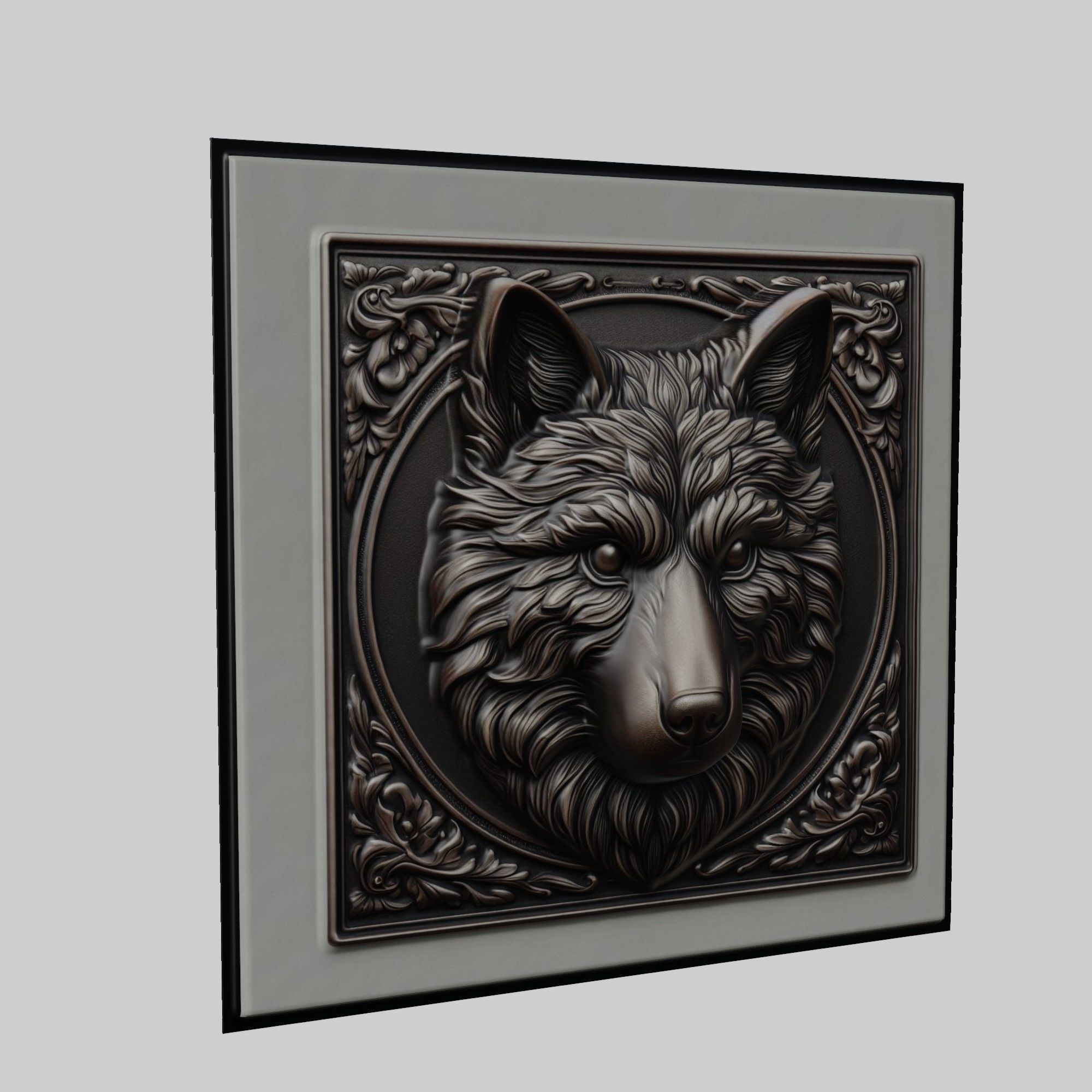 Wolf Animal 3D print model_1