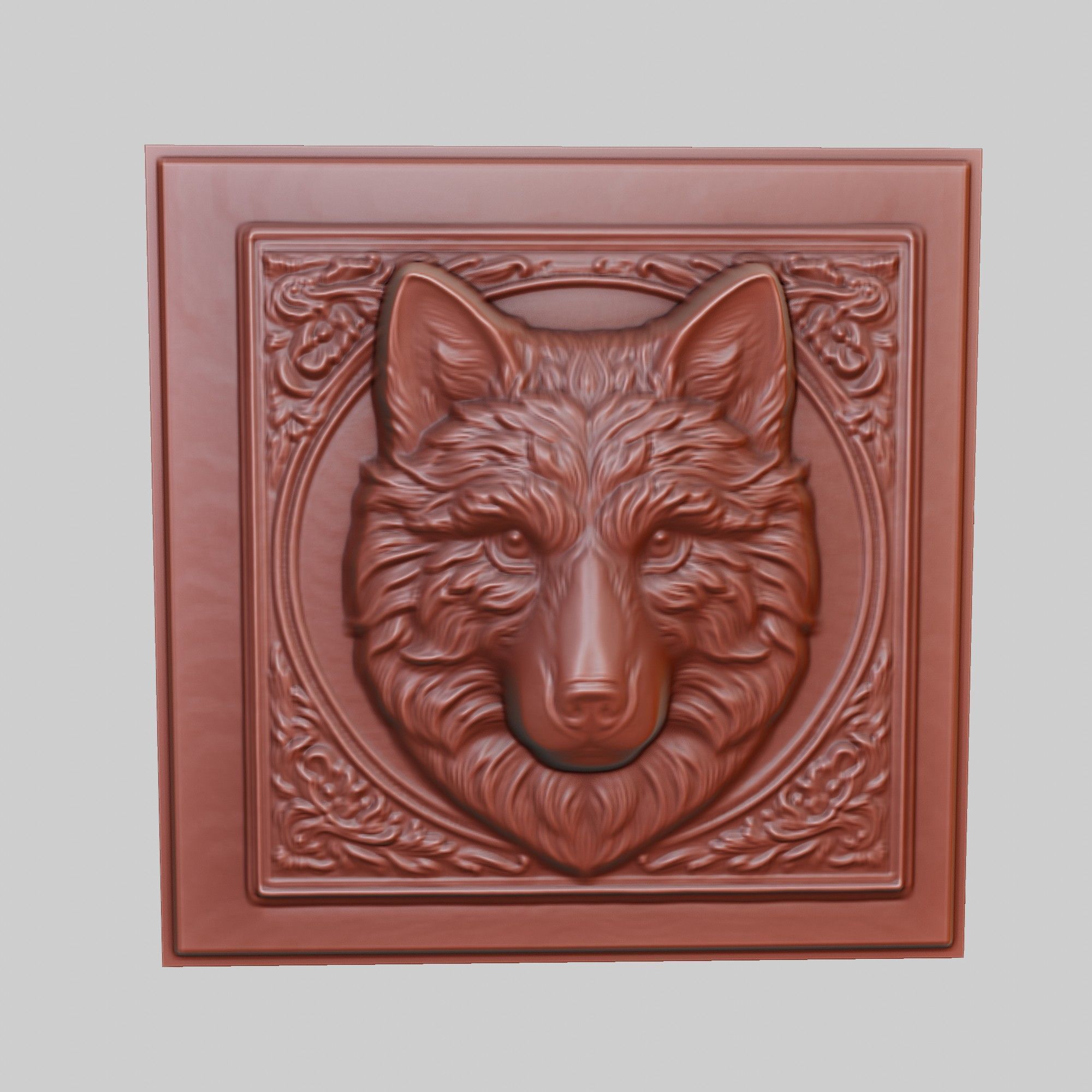 Wolf Animal 3D print model_2