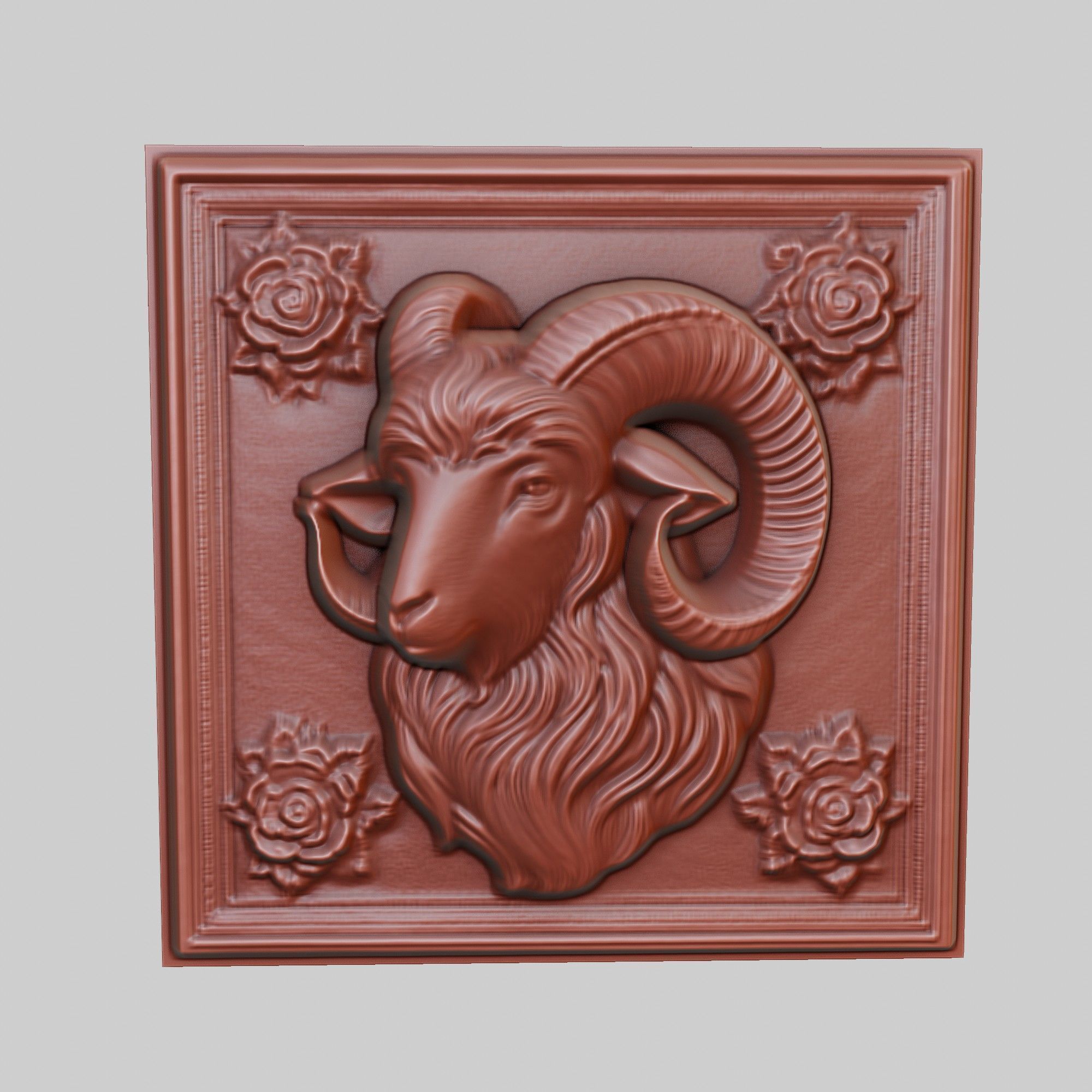 Lamb Animal 3D print model_2