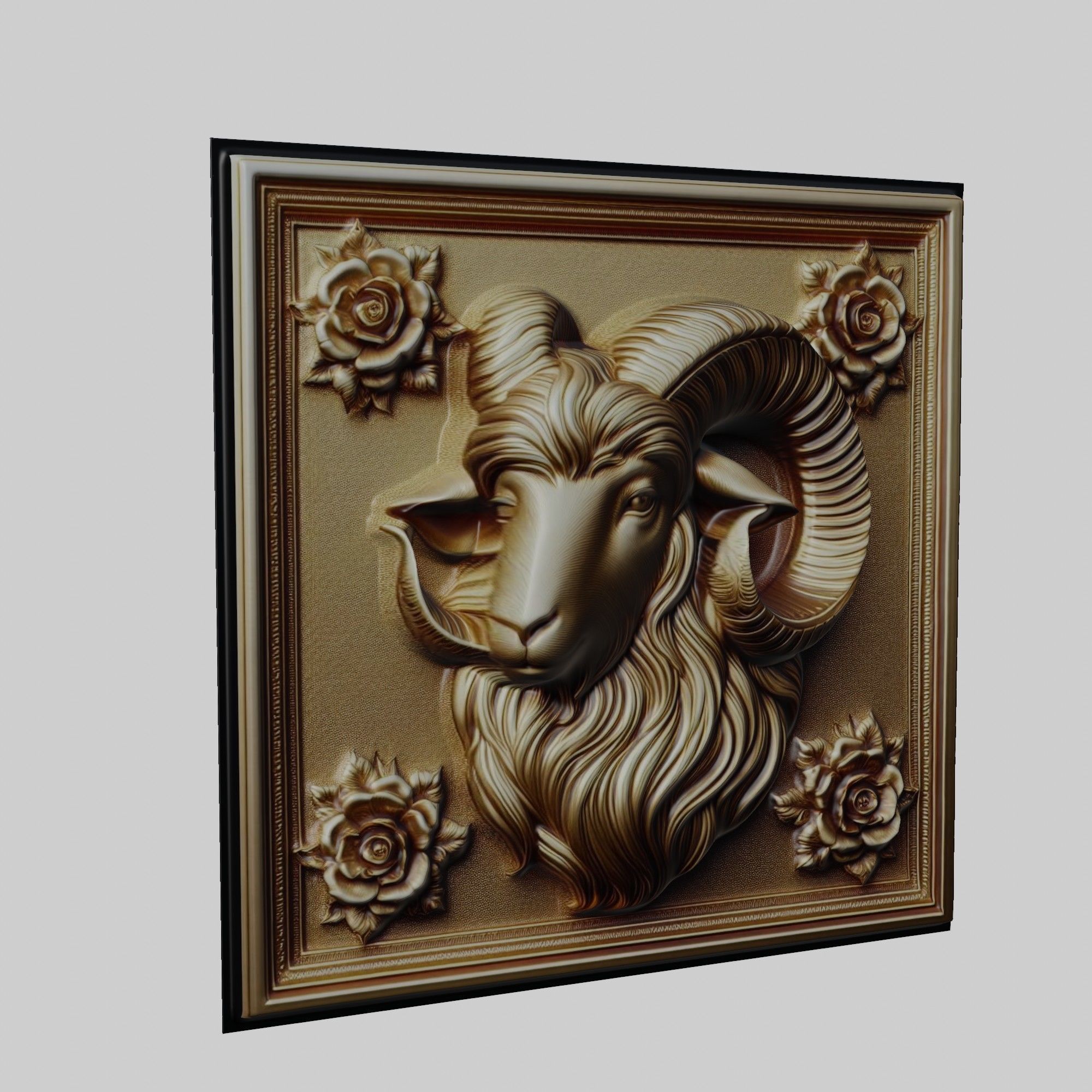 Lamb Animal 3D print model_1