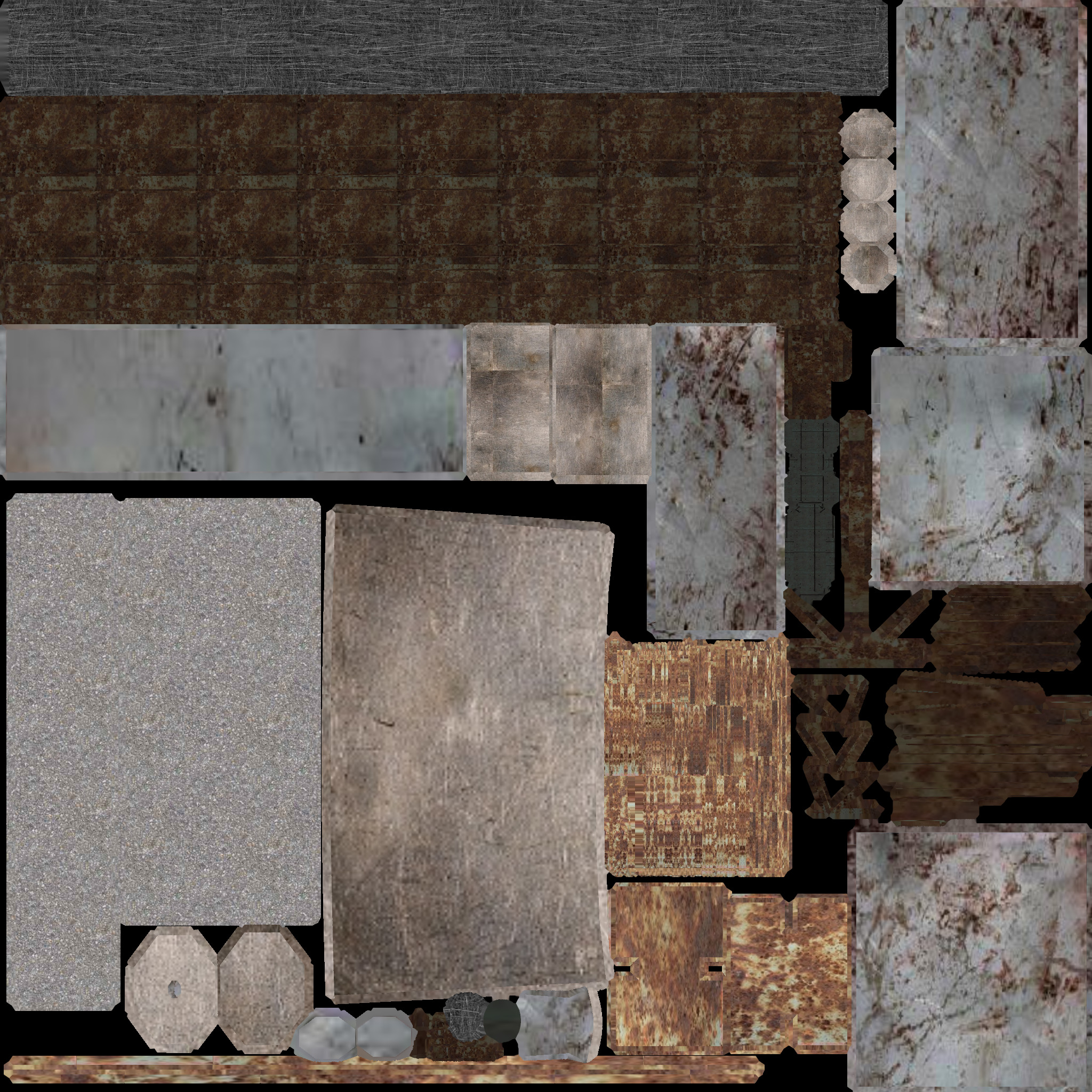 oil rig Low-poly 3D model_11