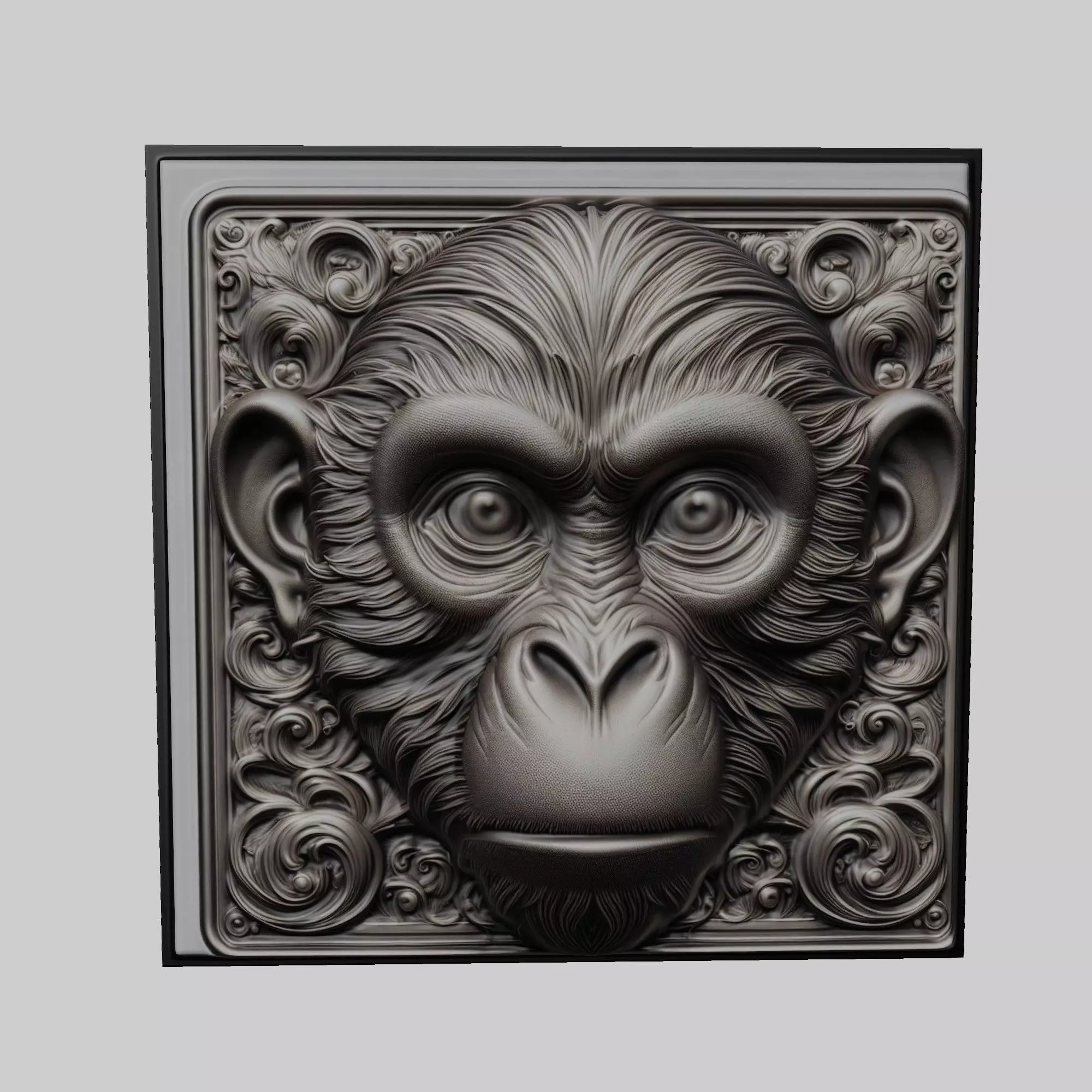 Monkey Animal 3D print model_0