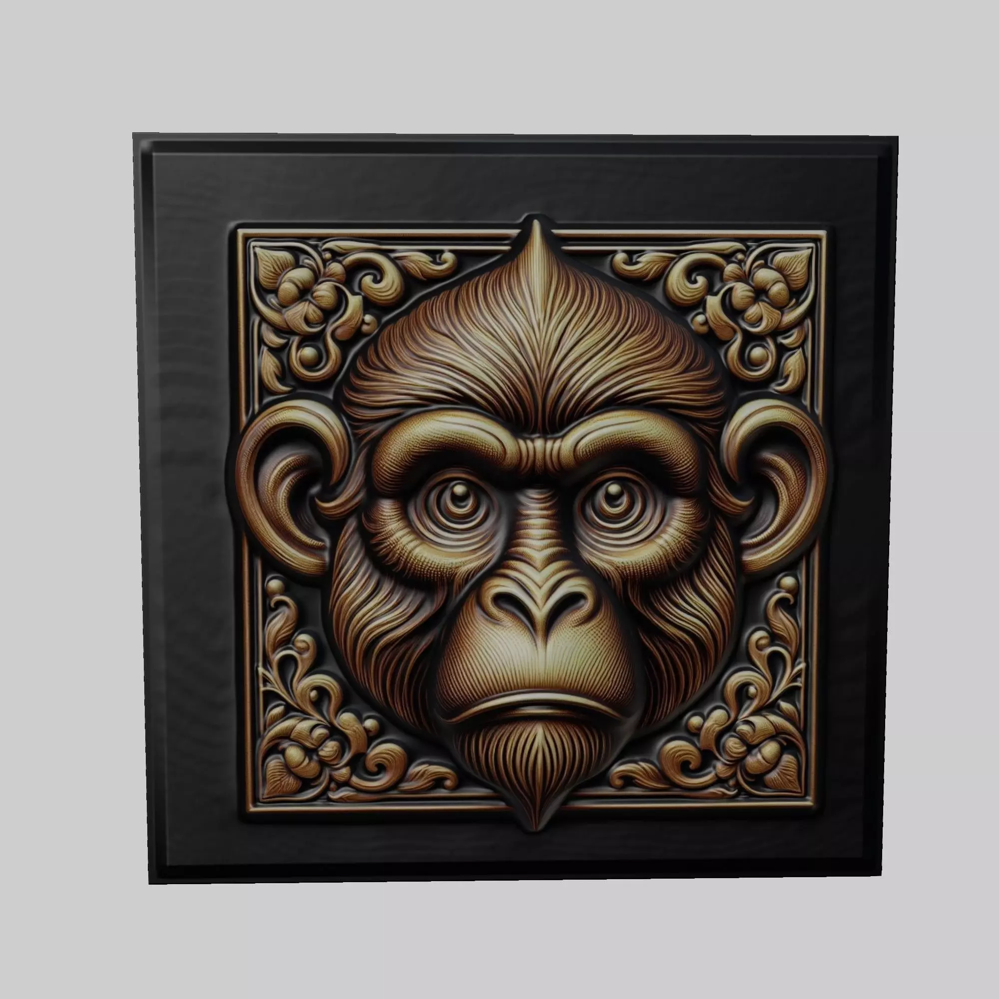 Monkey Animal 3D print model_0