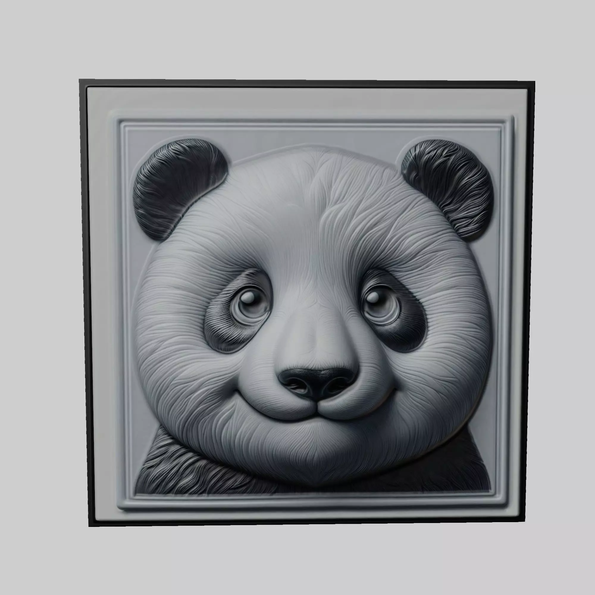 Panda Animal 3D print model_0