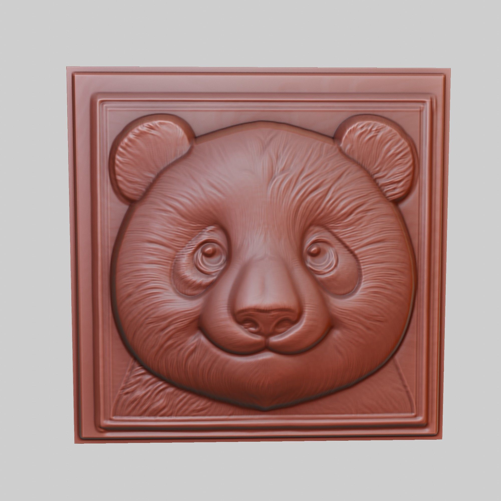 Panda Animal 3D print model_2
