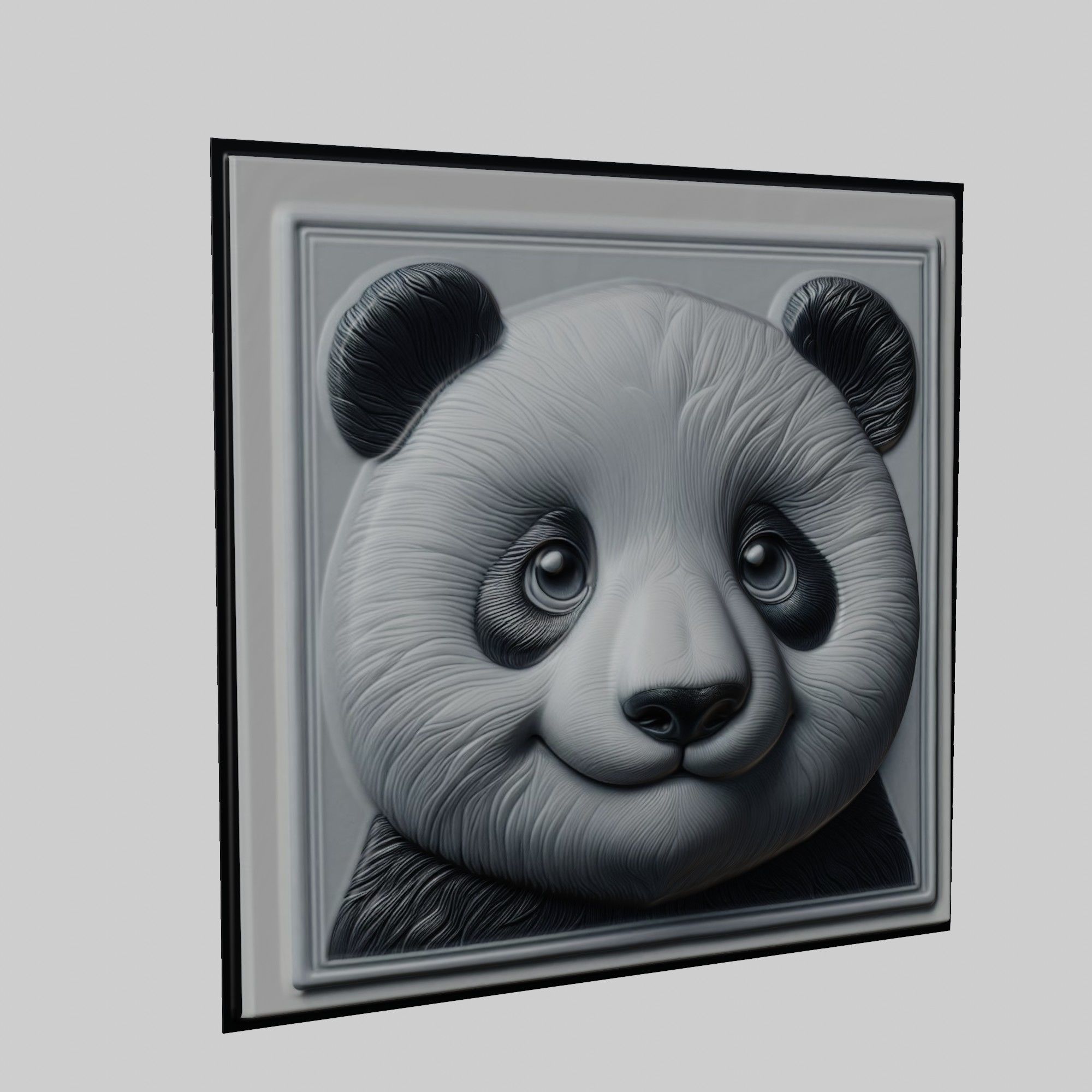 Panda Animal 3D print model_1