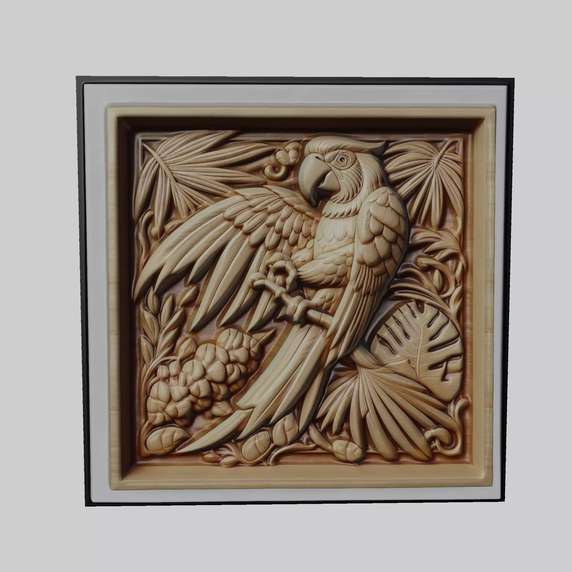 Parrot Animal 3D print model_0