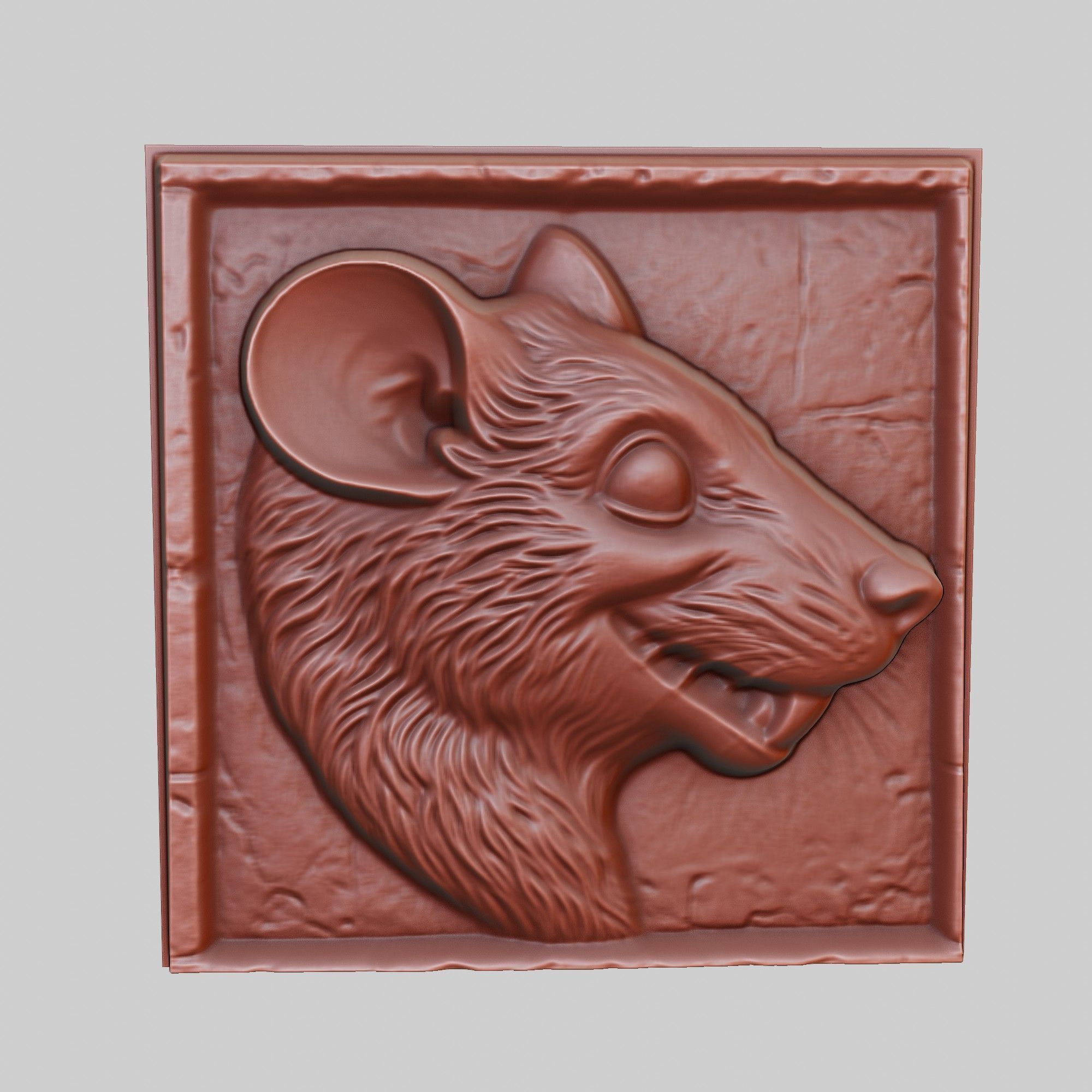 Rat Animal 3D print model_2