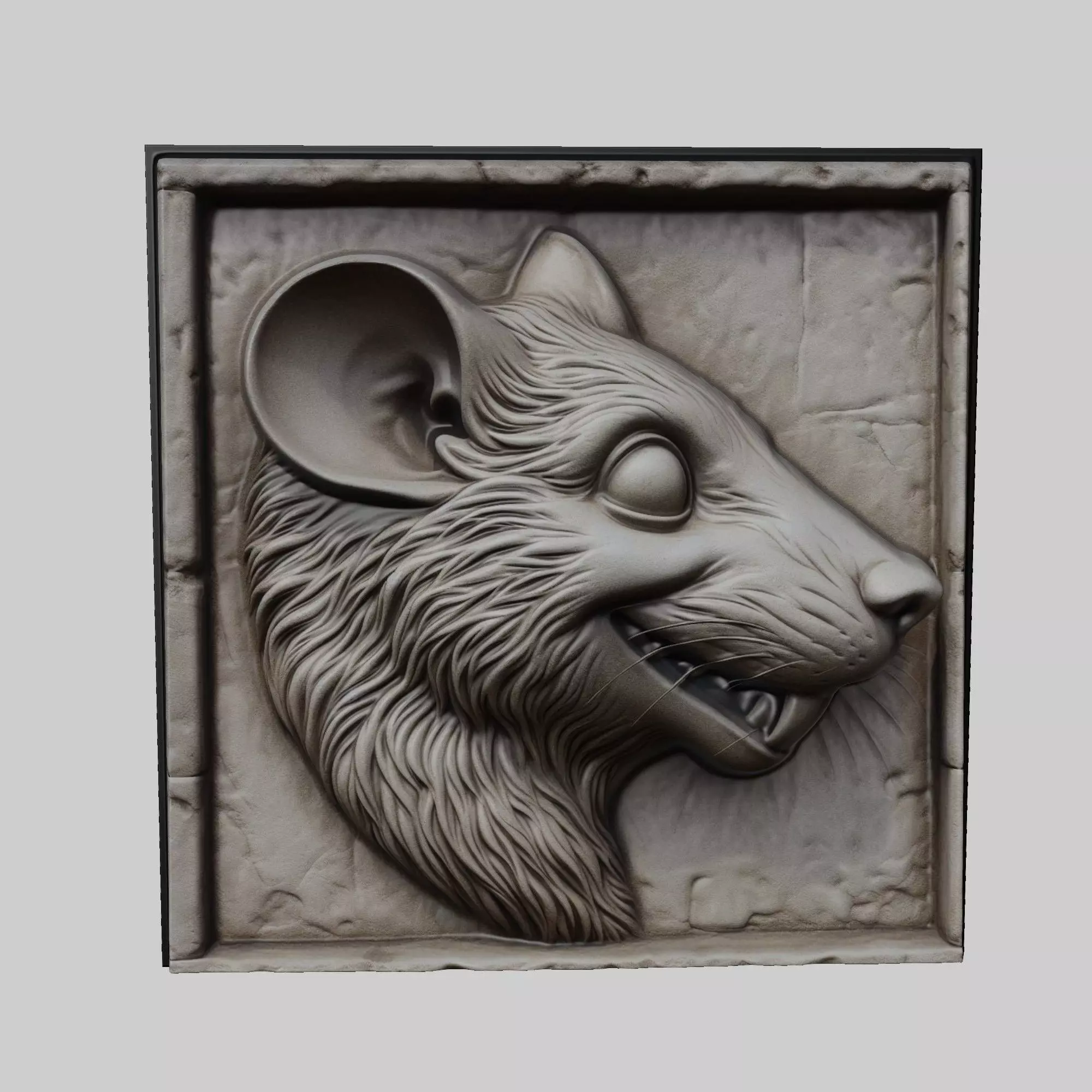 Rat Animal 3D print model_0