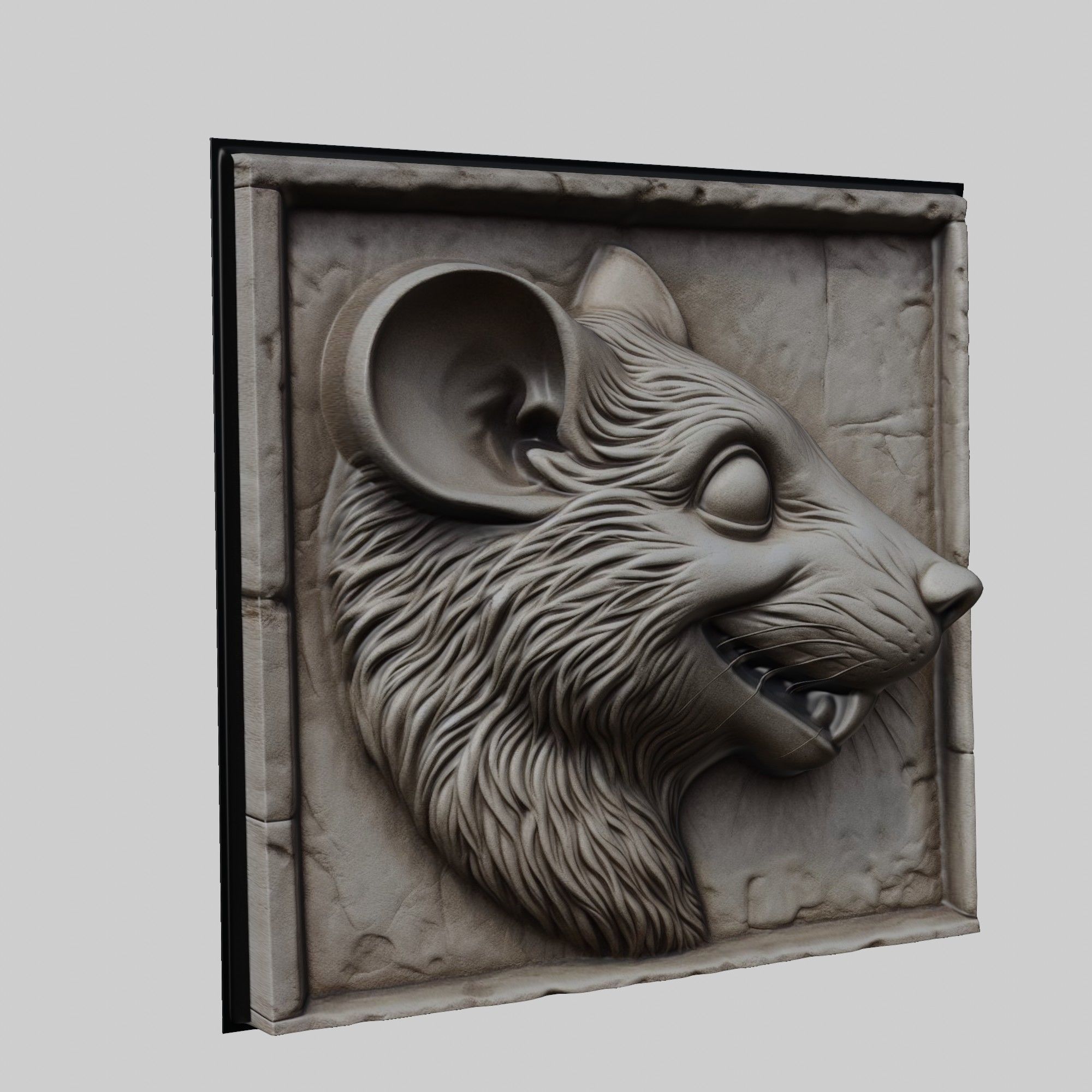 Rat Animal 3D print model_1